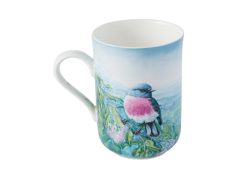 Maxwell & Williams Birds of Australia KC 10yr Anniversary Mug Rose Robin 300ml