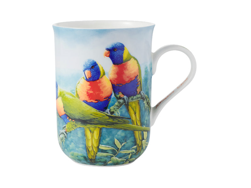 Maxwell & Williams Birds of Australia KC 10yr Anniversary Mug Lorikeet 300ml
