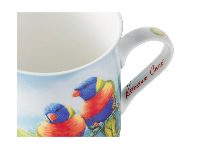 Maxwell & Williams Birds of Australia KC 10yr Anniversary Mug Lorikeet 300ml