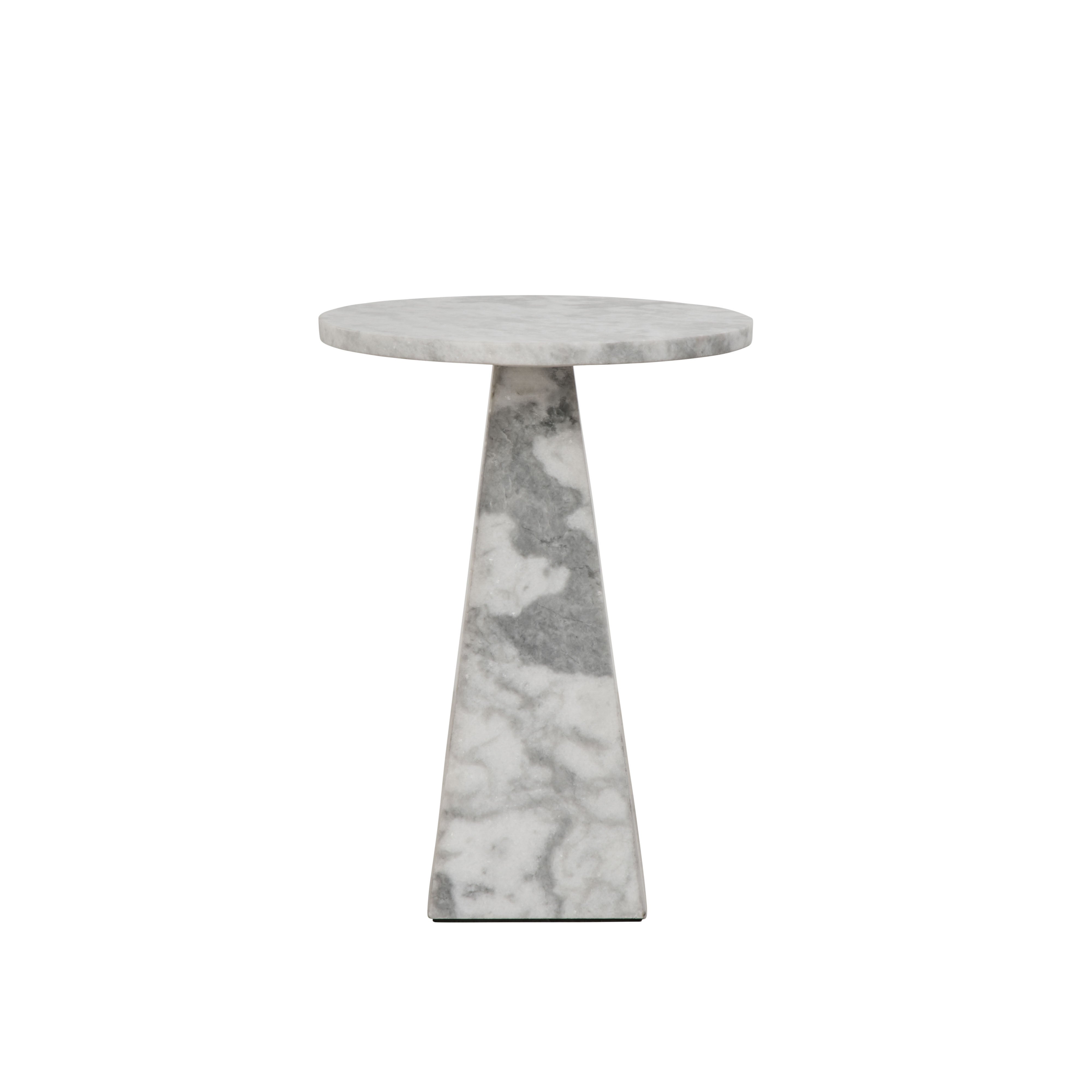 Grand Designs Korra Side Table White & Grey
