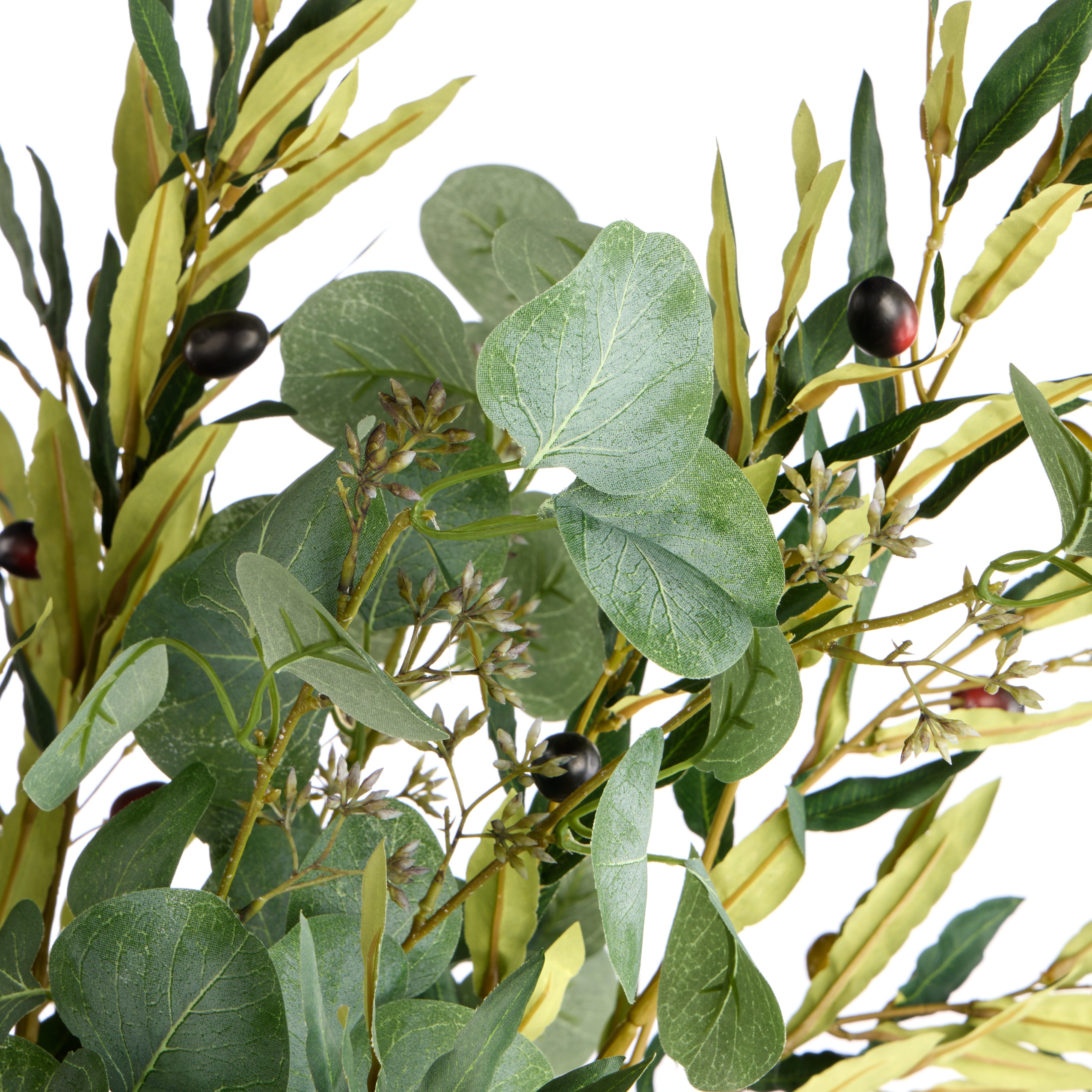 Rogue Olive Eucalyptus Mix - Alana Vase Green & Glass