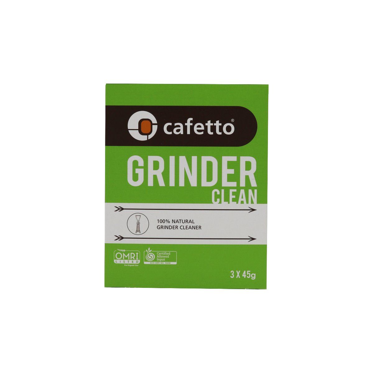 Cafetto Grinder Clean Sachets (3 x 45g)