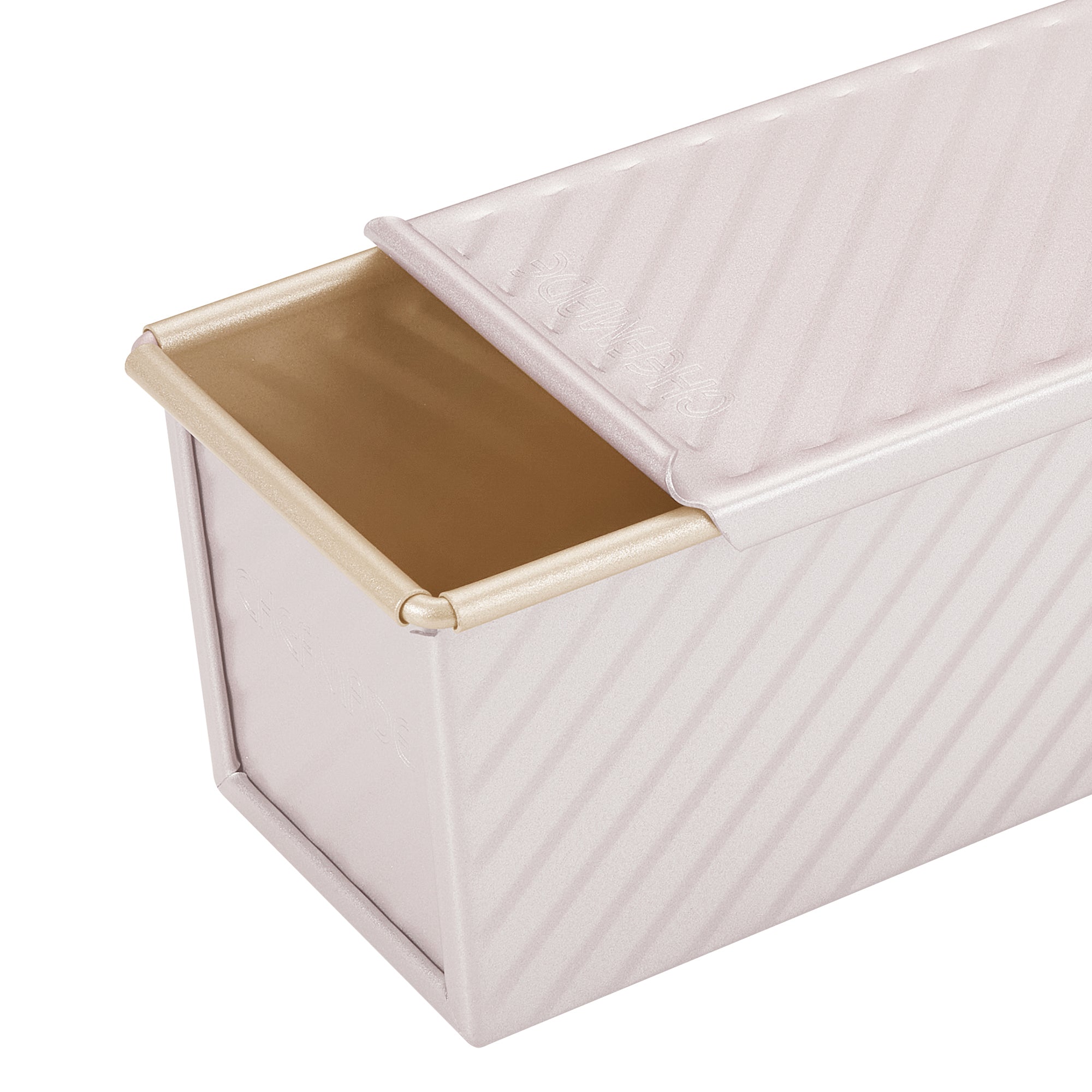 CHEFMADE Corrugated Loaf Pan with Lid 300g 22cm (WK9404)