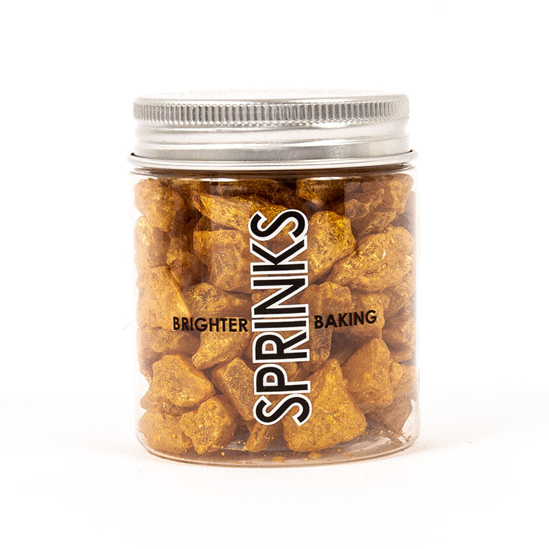 Sprinks Large Rock Sugar Sprinkles Gold 75g