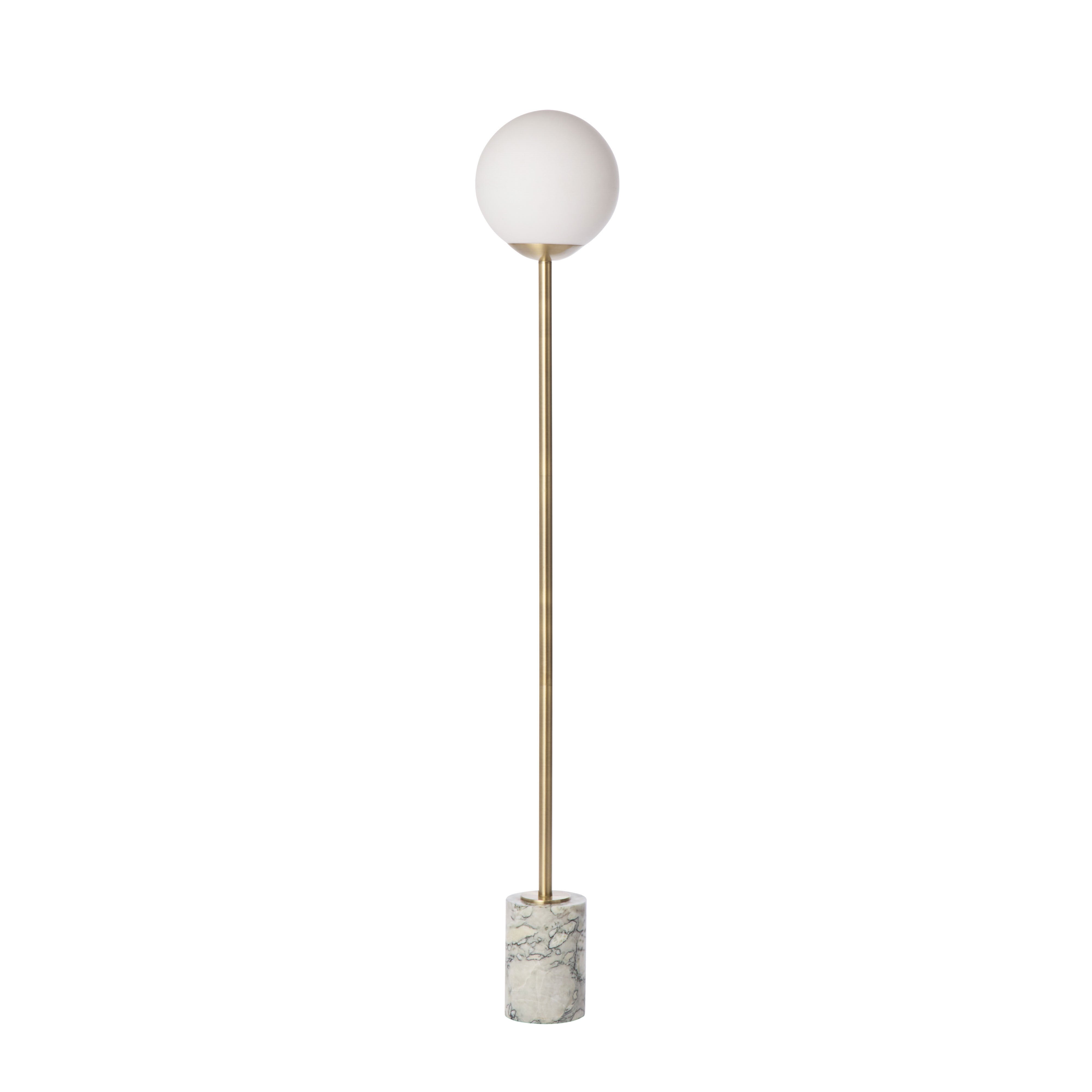 Amalfi Amani Floor Lamp Green & White