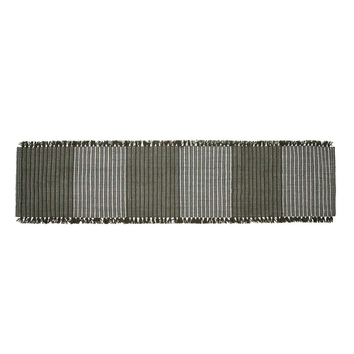 Amalfi Cai Table Runner Green & Natural