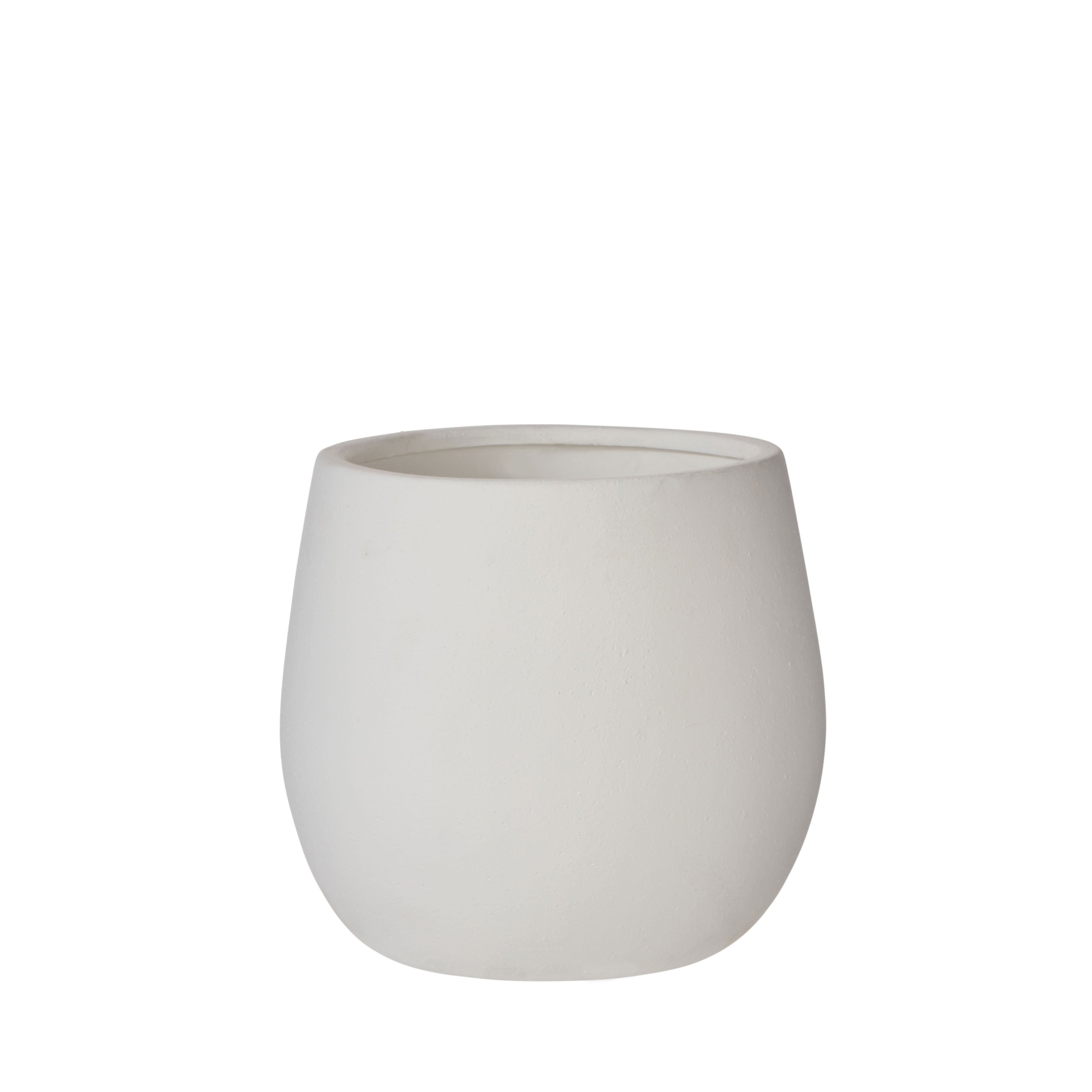Rogue Tub Pot White 28.5 x 26cm