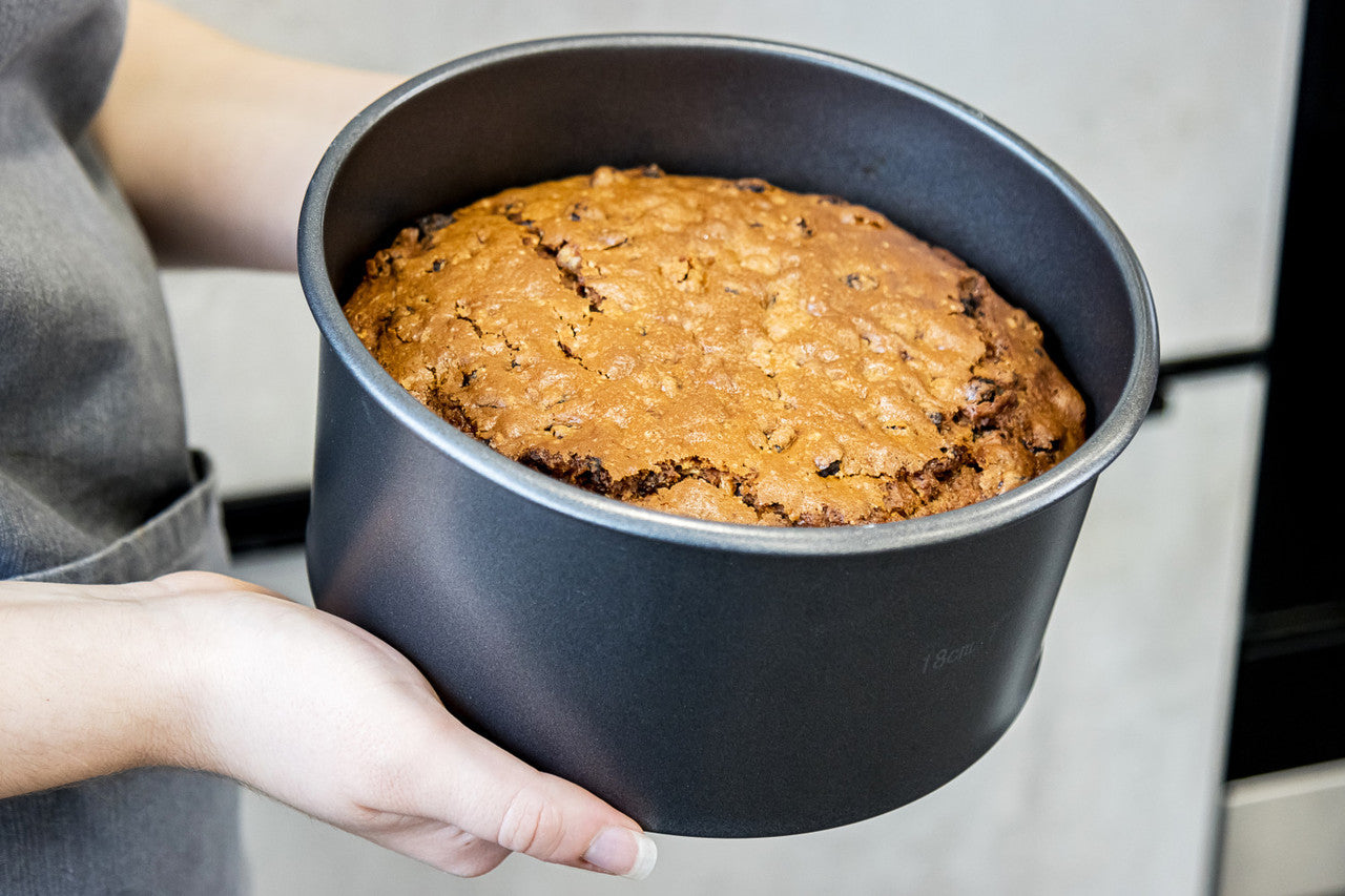 MasterCraft Non Stick Loose Base Deep Round Cake Pan 18cm