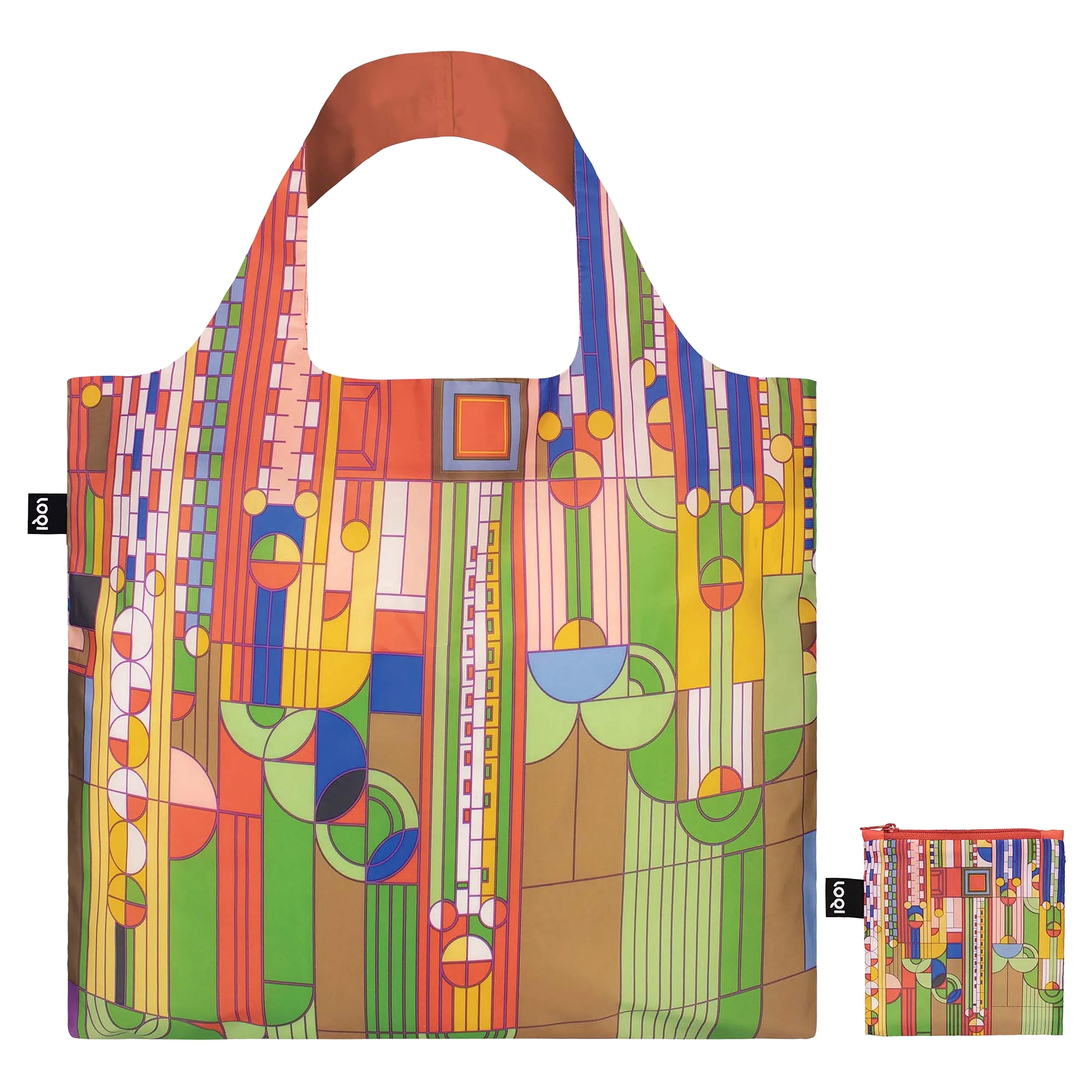 LOQI Frank Lloyd Wright Saguaro Forms Tote Bag