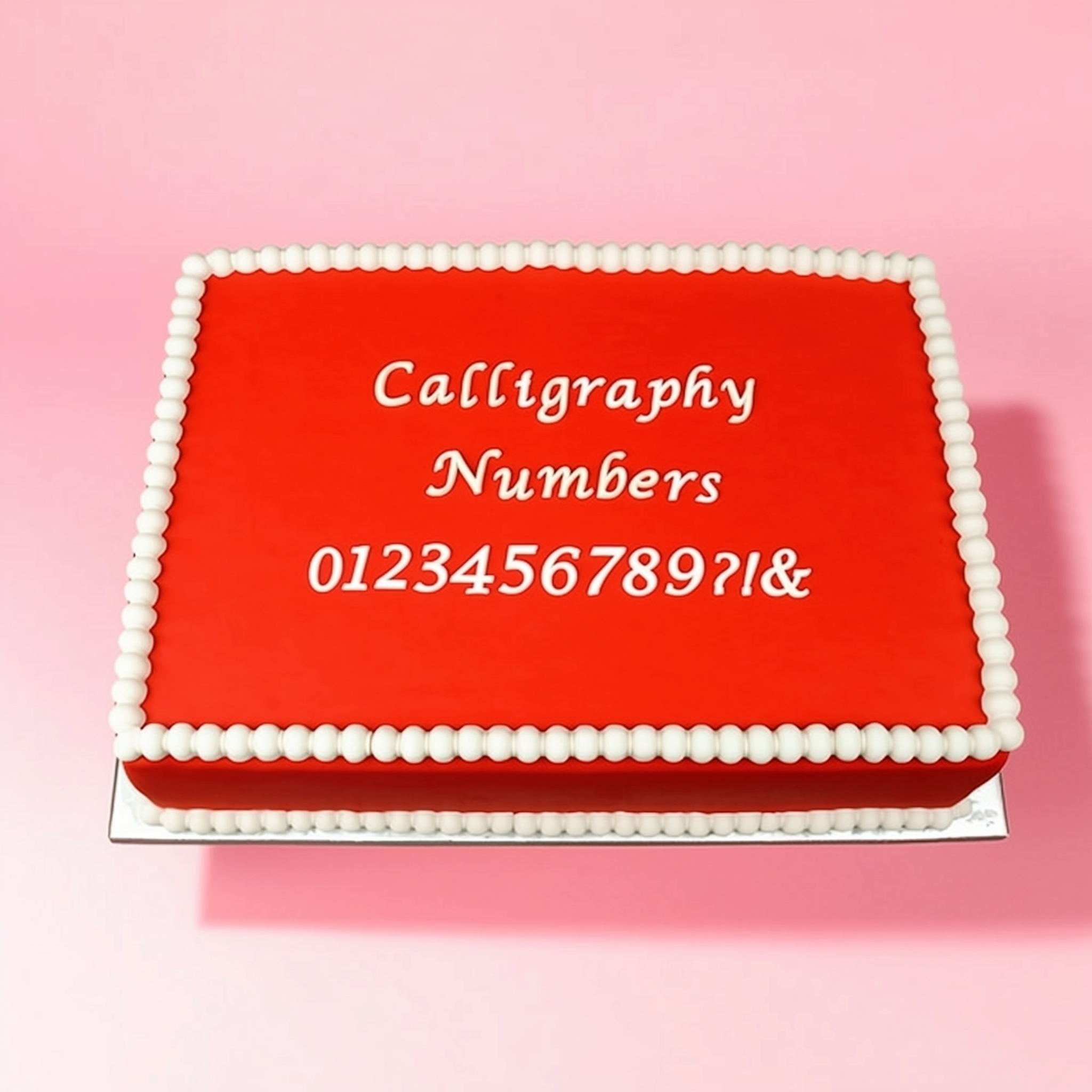 Marvelous Molds Numbers & Symbols Calligraphy Flexabet Onlay