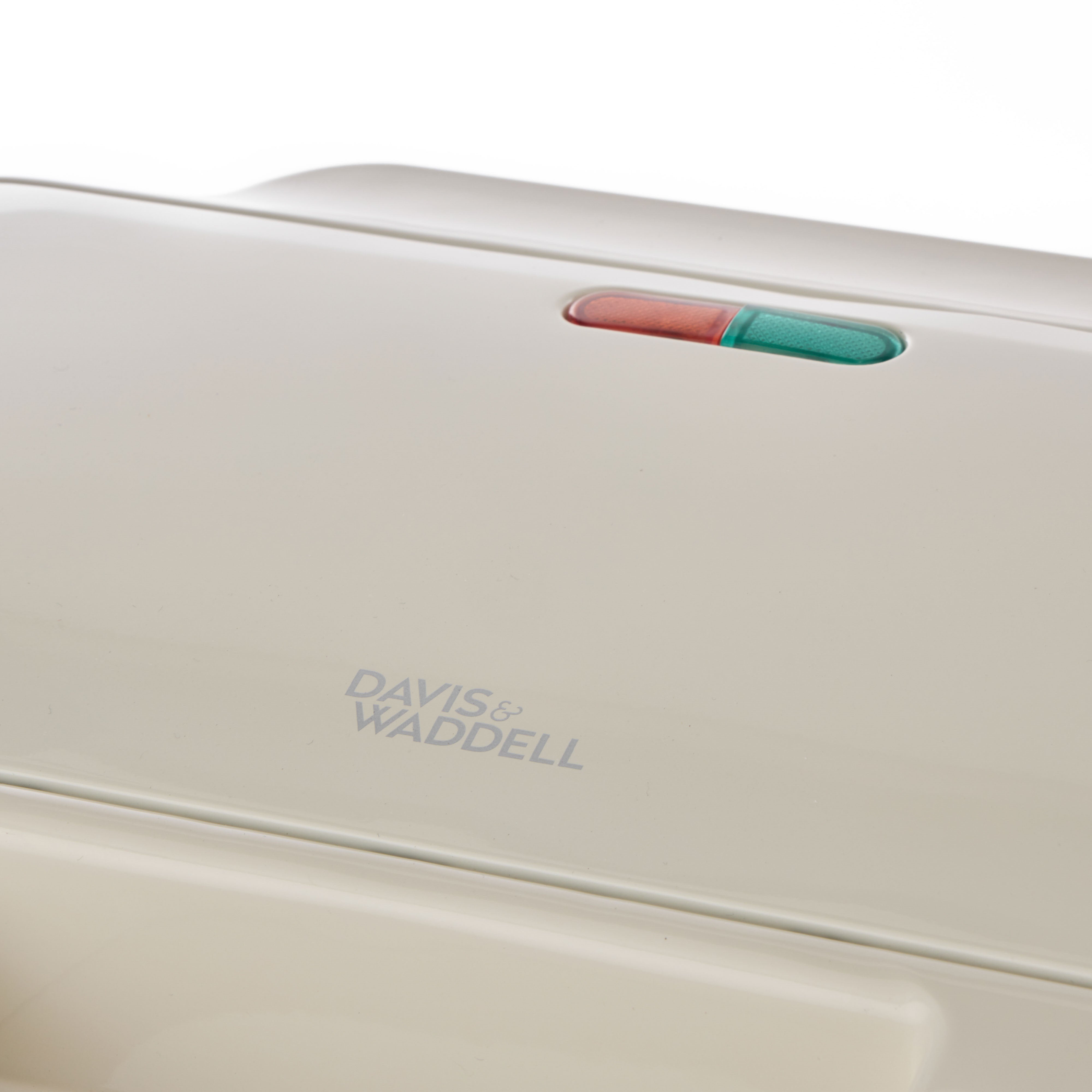 Davis & Waddell Electric 2 in 1 Sandwich Maker & Grill Cream