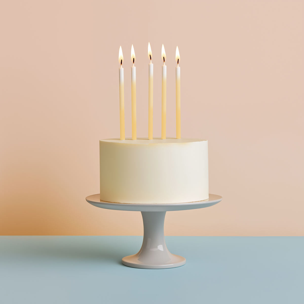 Cake & Candle Ombre Cake Candles Gold 12 Pack
