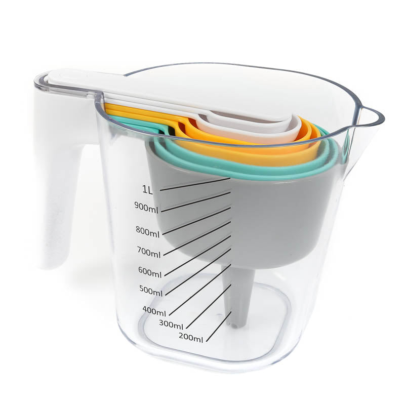 Sprinks Jug with Nesting Measure Cups & Spoons