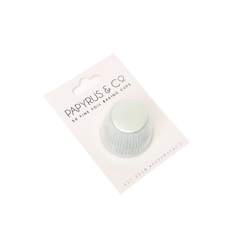 Papyrus Mini Foil Baking Cups Base White 35mm 50 Pack
