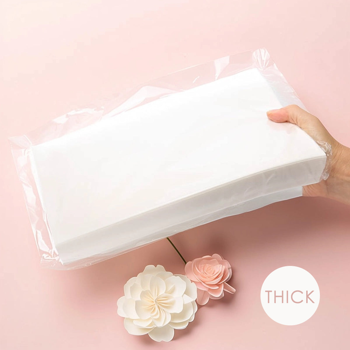 Bake Print Rectangle Wafer Paper Thick A4 Size White 50 Sheet