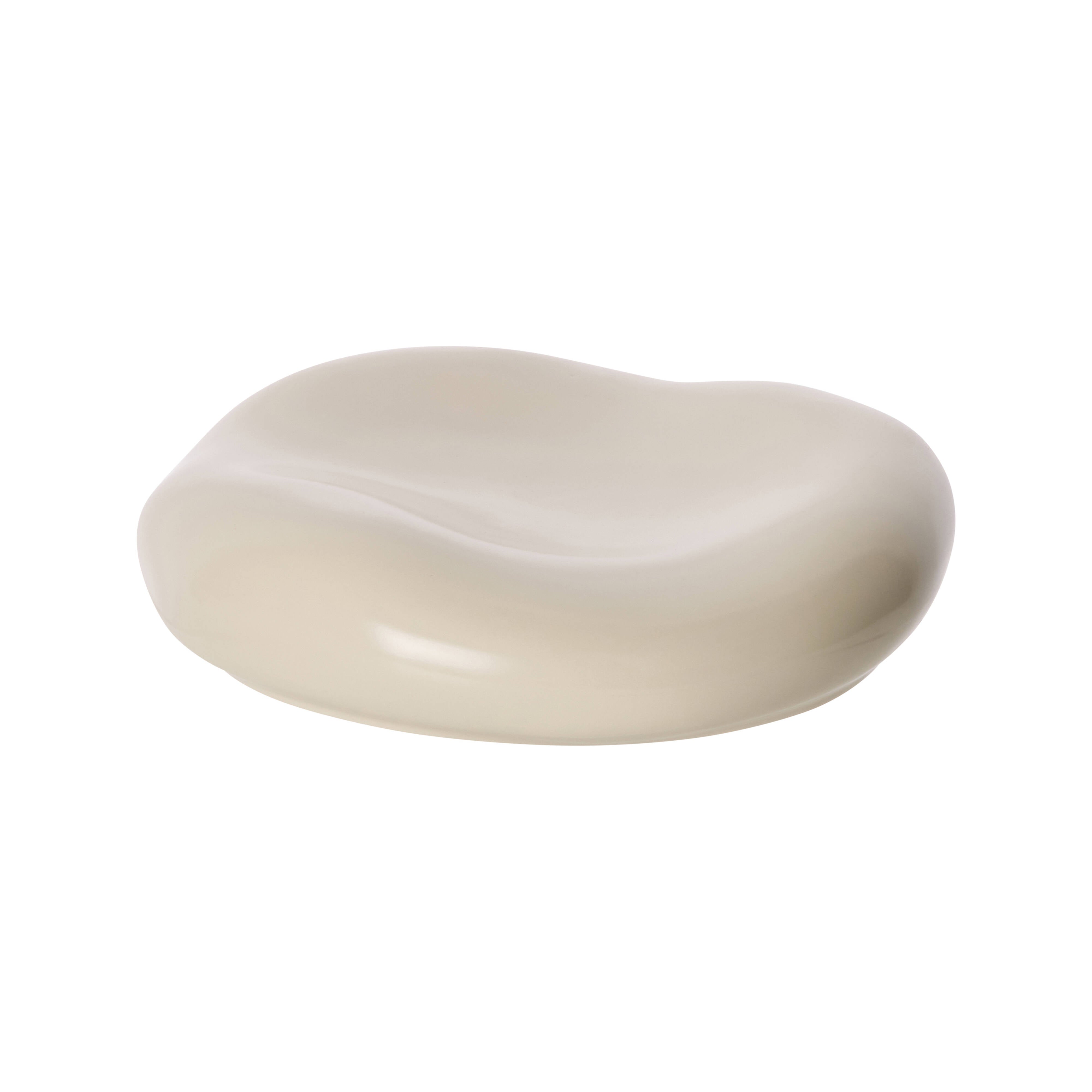Amalfi Form Dessert Plate Large 22x22x5.5cm Cream