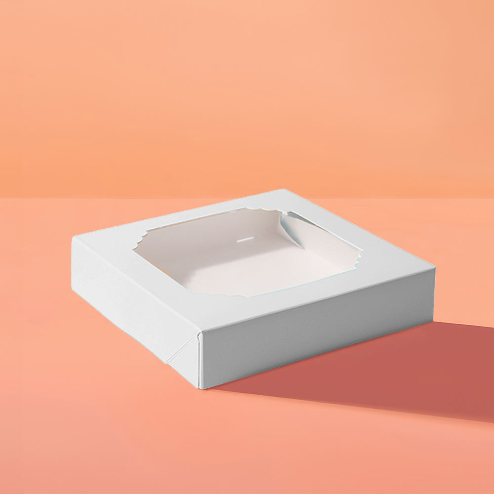 Papyrus Scalloped Large Treat Box White 5 Pack