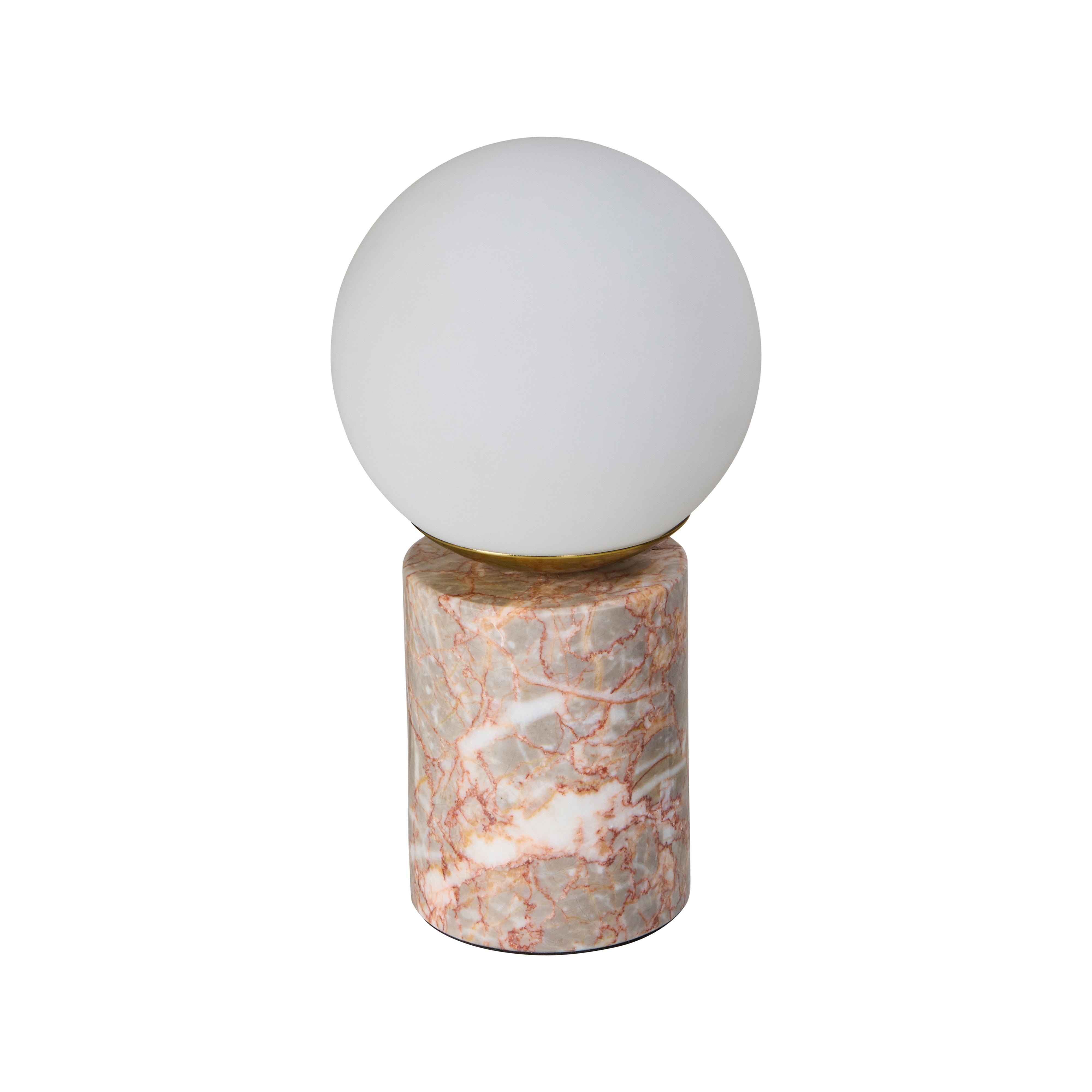 Amalfi Amani Table Lamp Pink & White