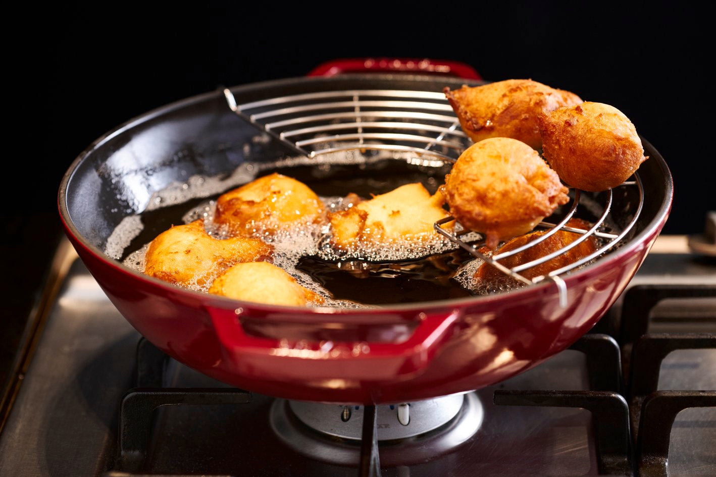 Staub Wok - 37cm Cherry Red