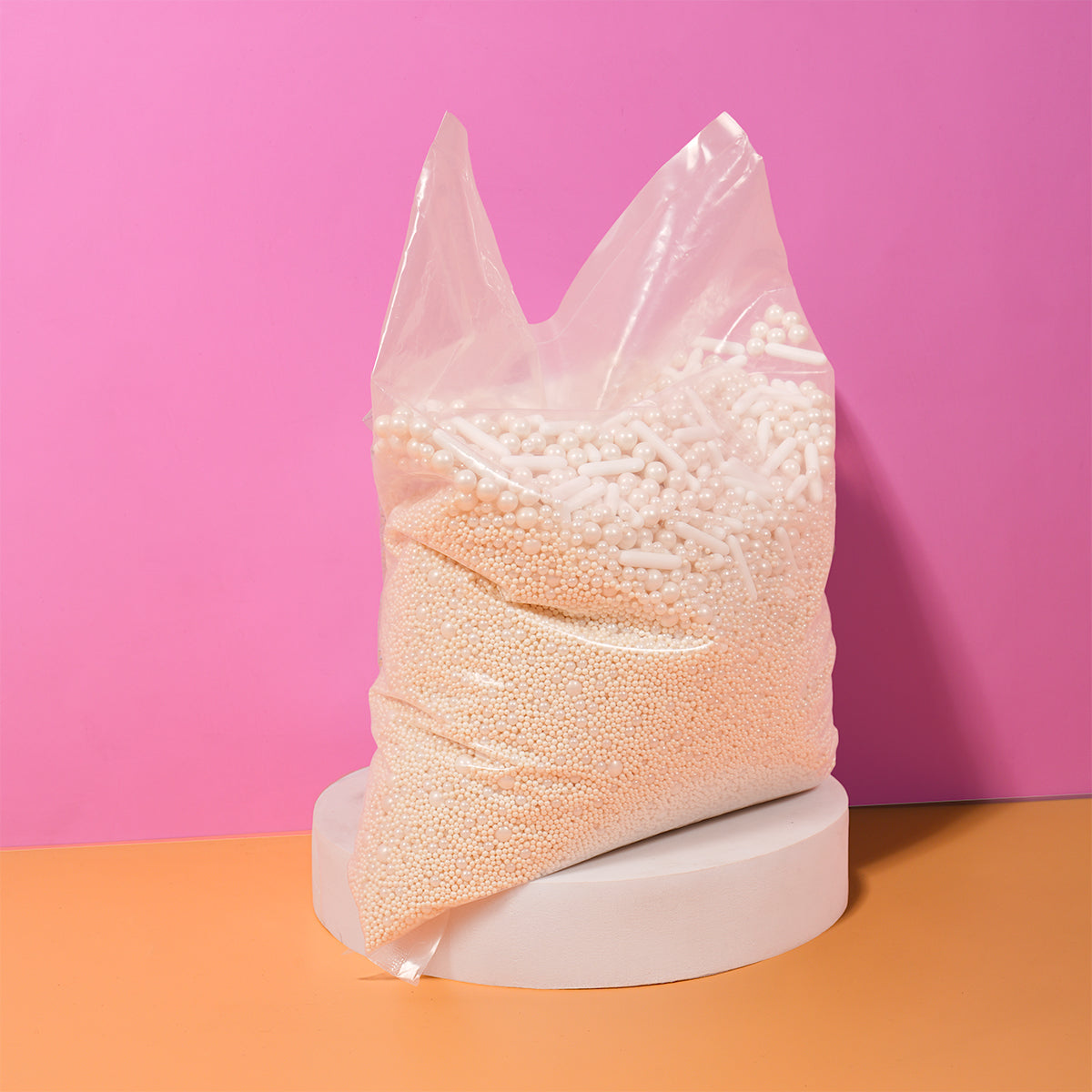 Sprinks Pro Series White Bubble & Bounce Sprinkles 2kg