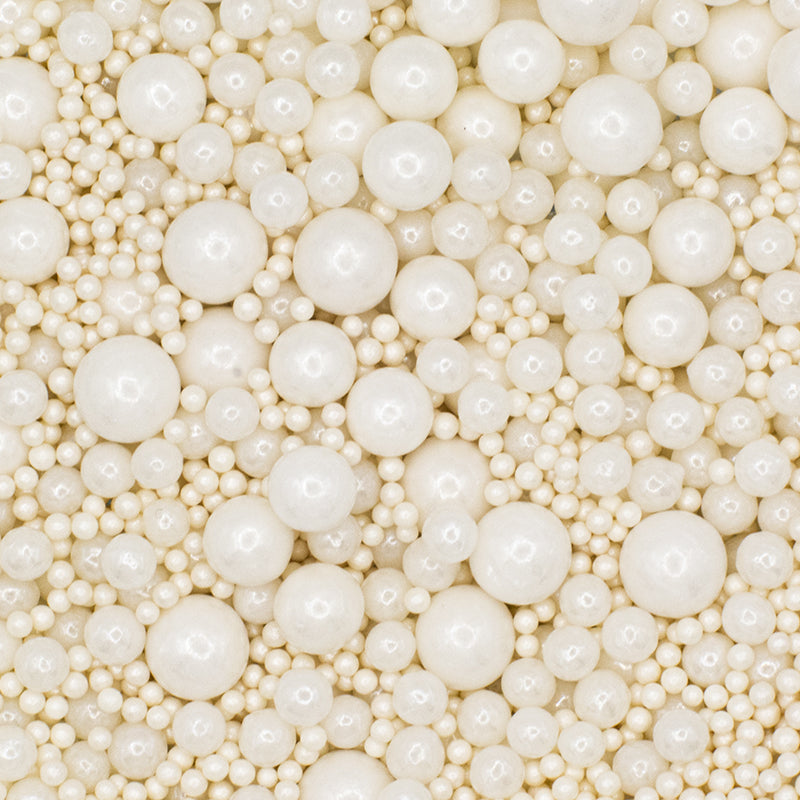 Sprinks Bubble Bubble Sprinkles Pearl White 500g