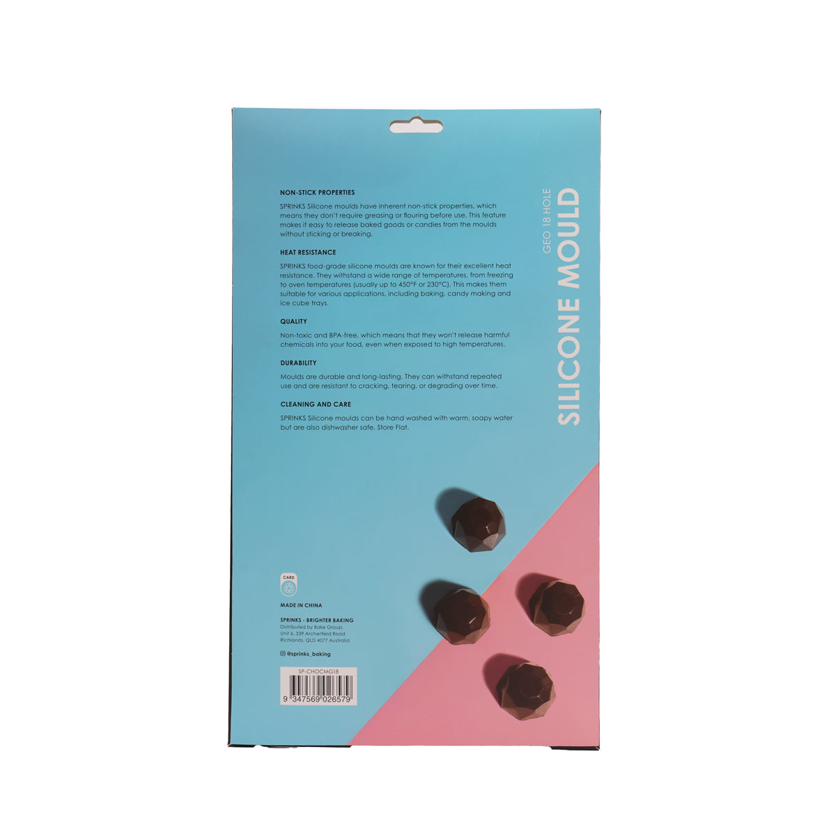 Sprinks Silicone Mould Geo 18-hole