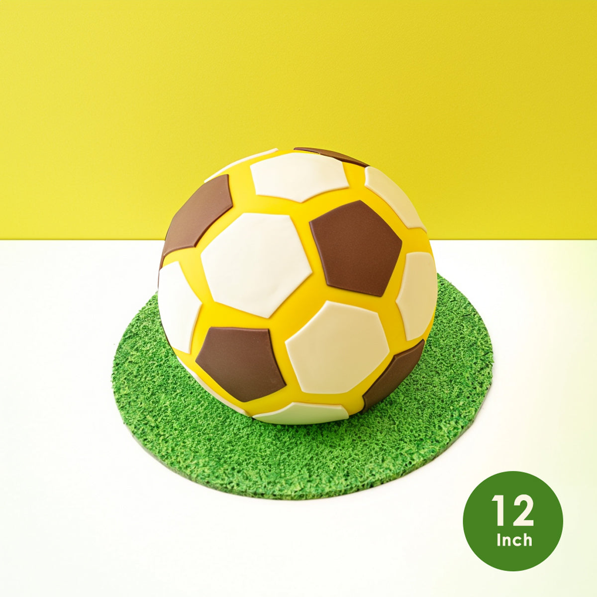 Bake Group Food Presentation Board Round Grass 12in