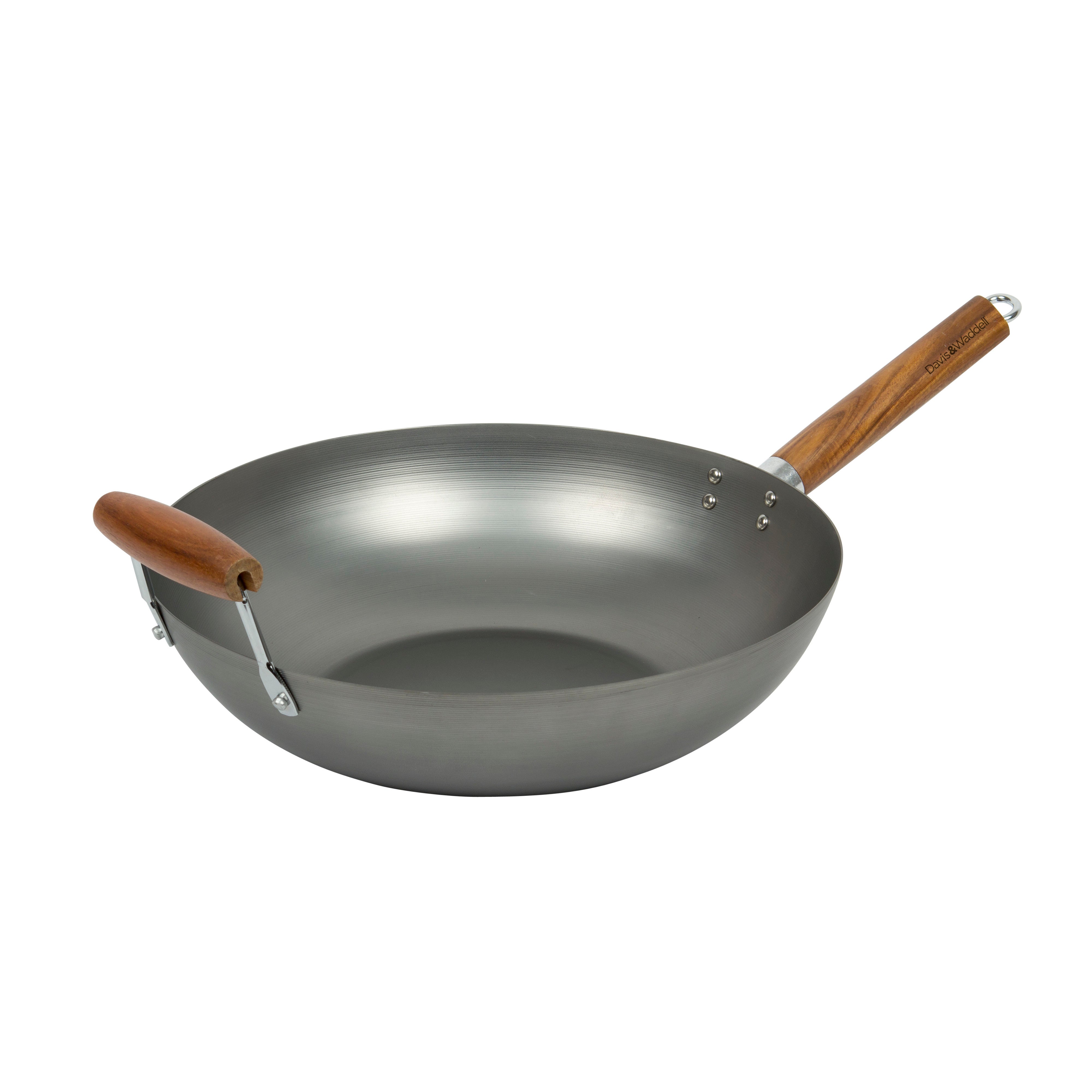 Davis & Waddell Carbon Steel Stirfry Wok