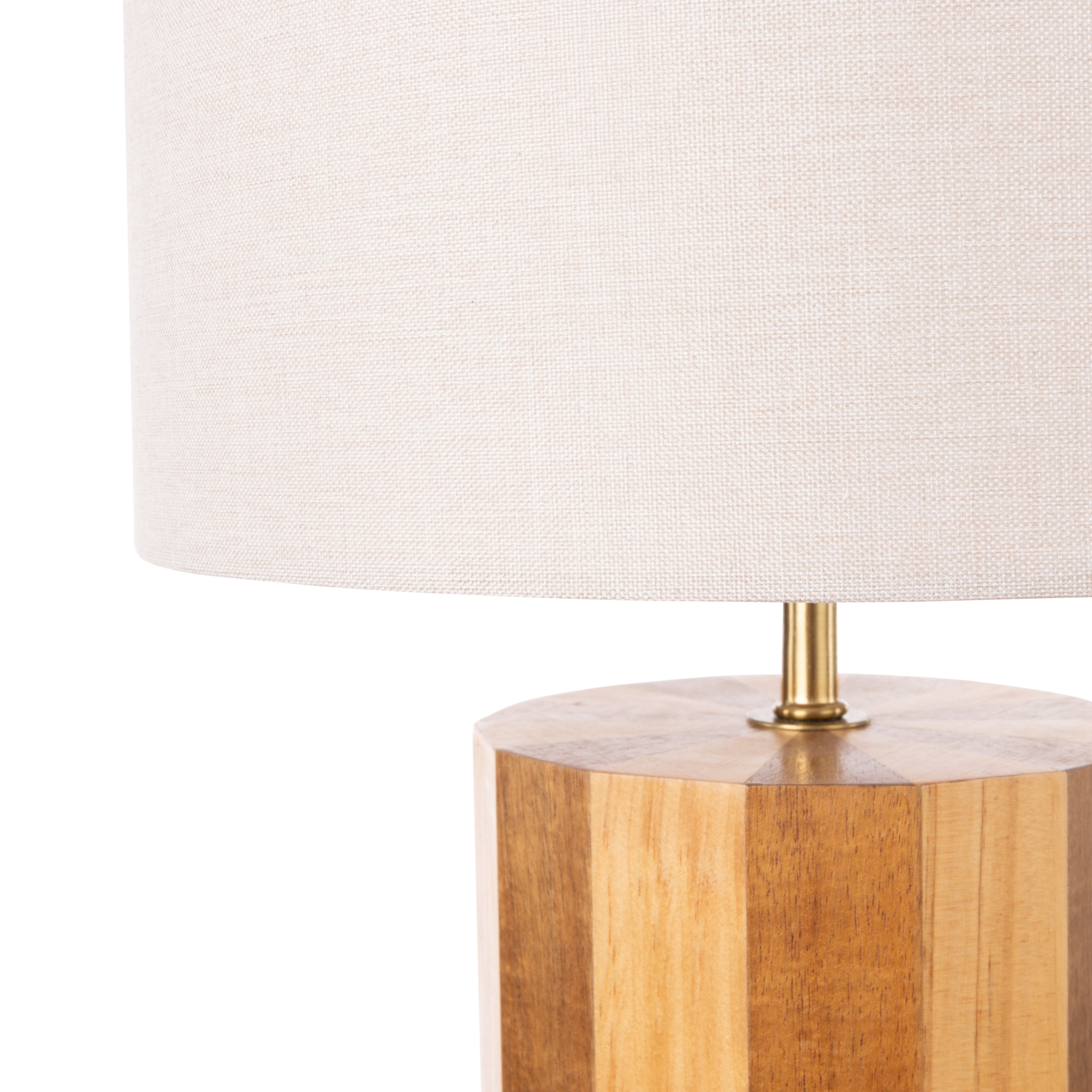 Academy Hades Wooden Table Lamp Multi-Coloured