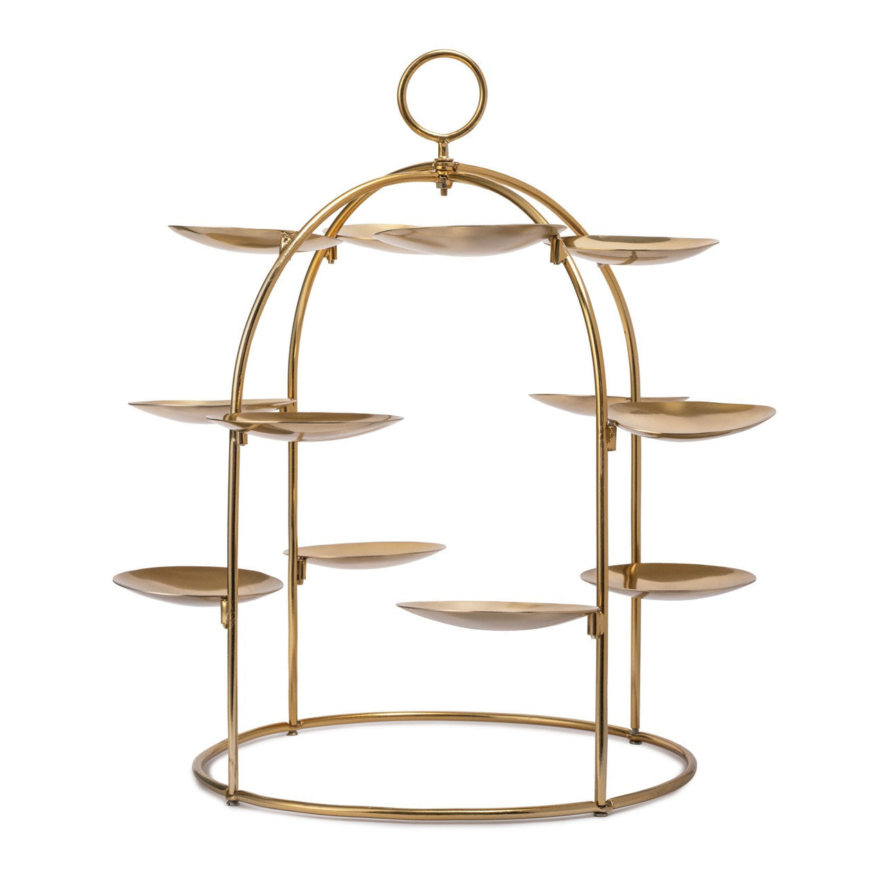 Artesà Brass Canapé Serving Tree