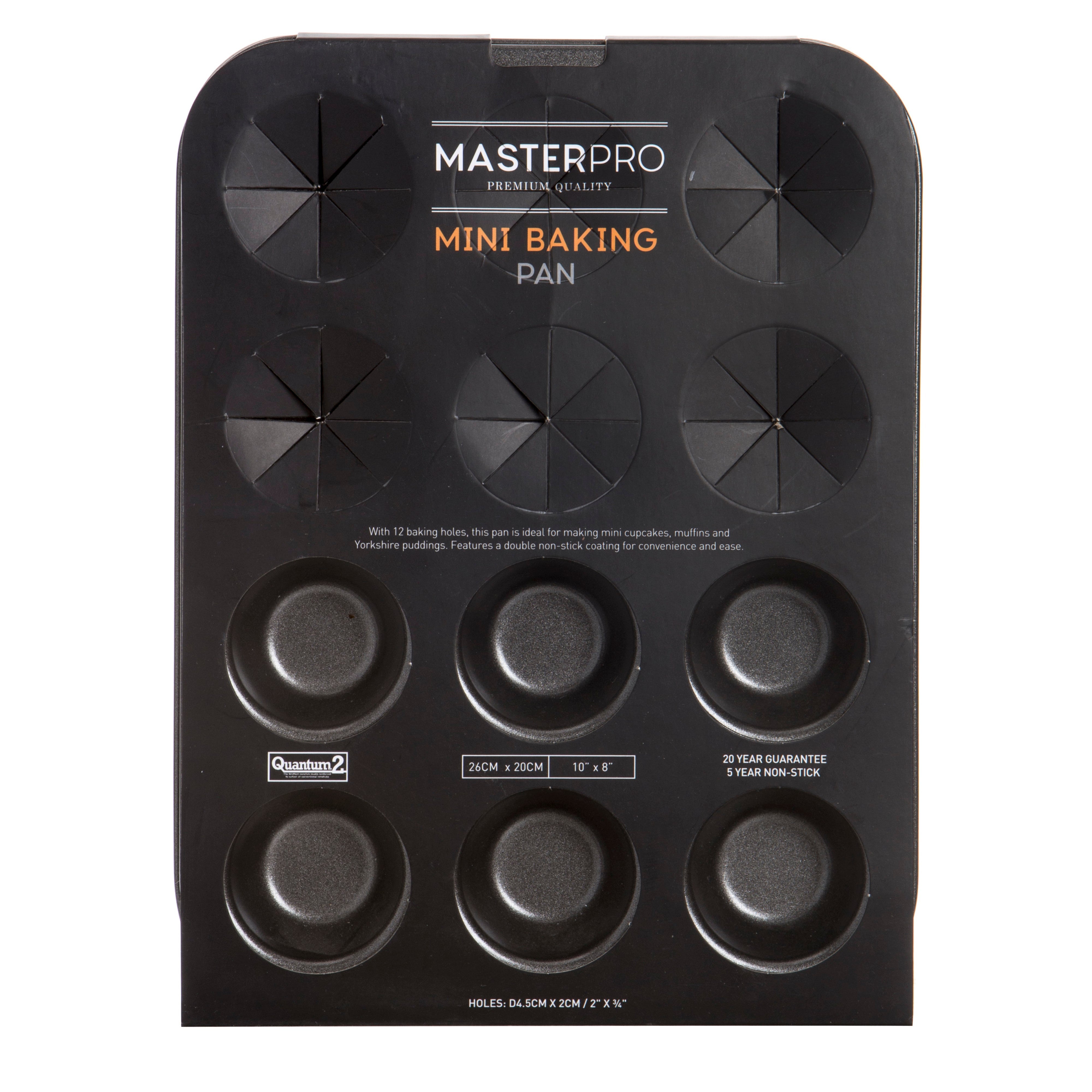 MasterPro Non-Stick 12 Cup Mini Muffin Pan