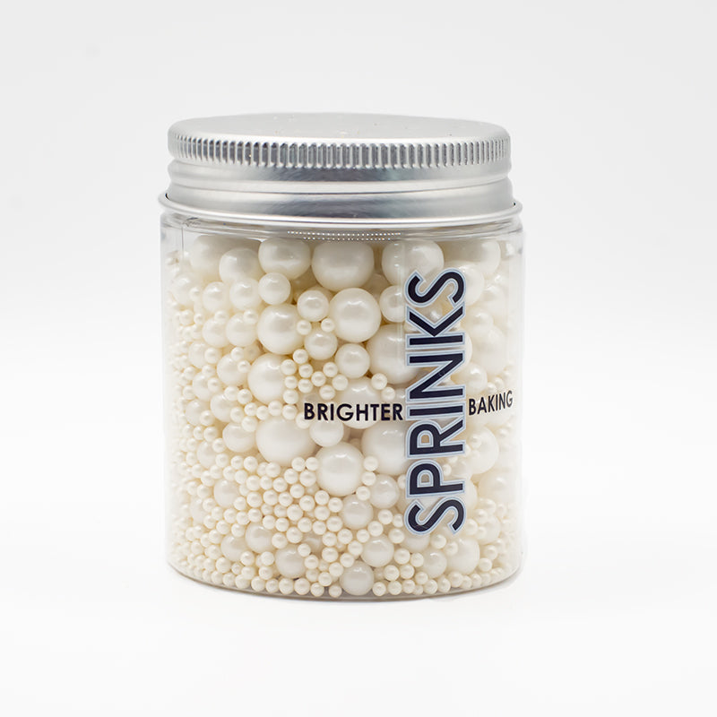 Sprinks Bubble Bubble Sprinkles Pearl White 75g
