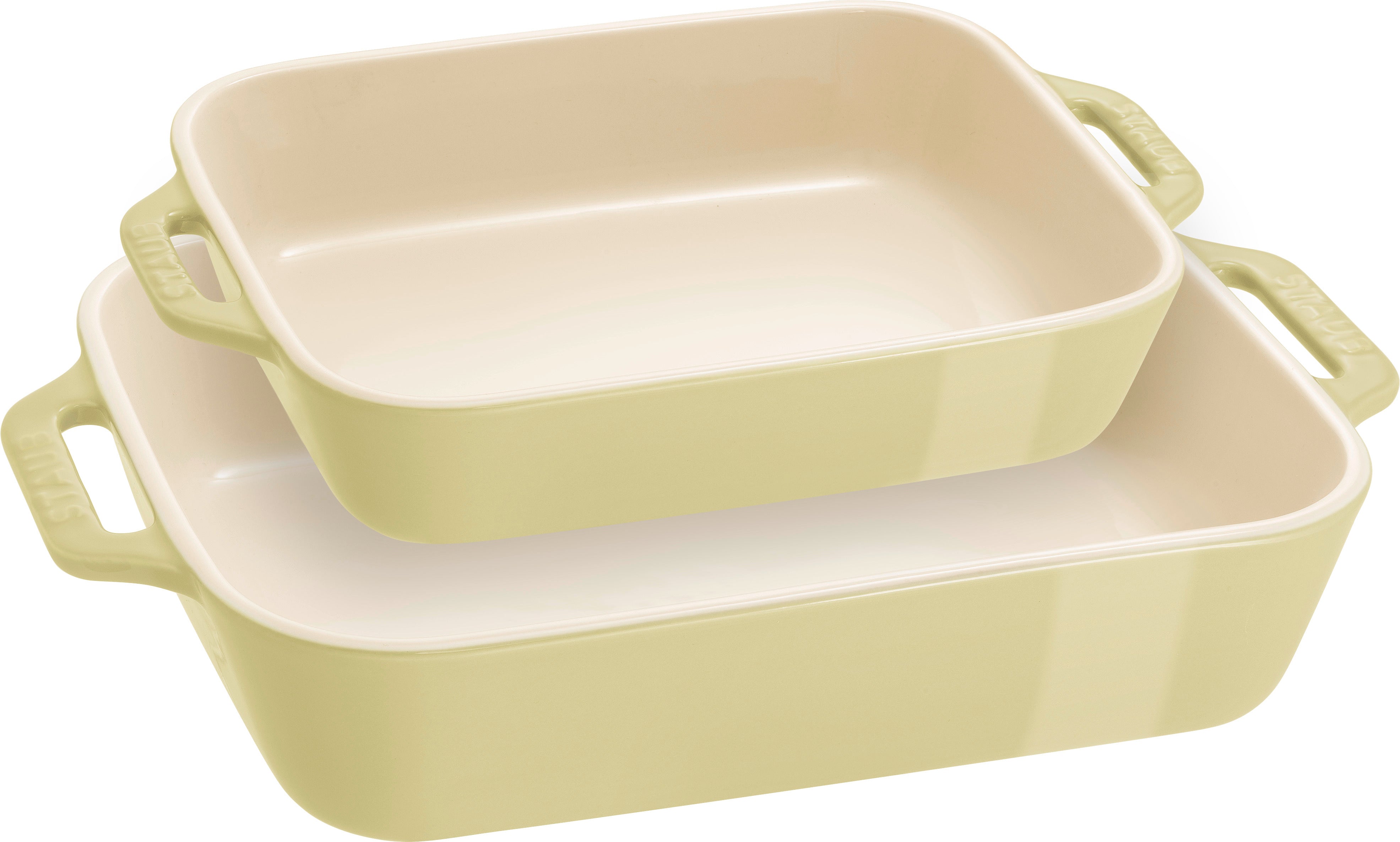 Staub Ceramic Oven Dish 2/Set 20,27cm Green