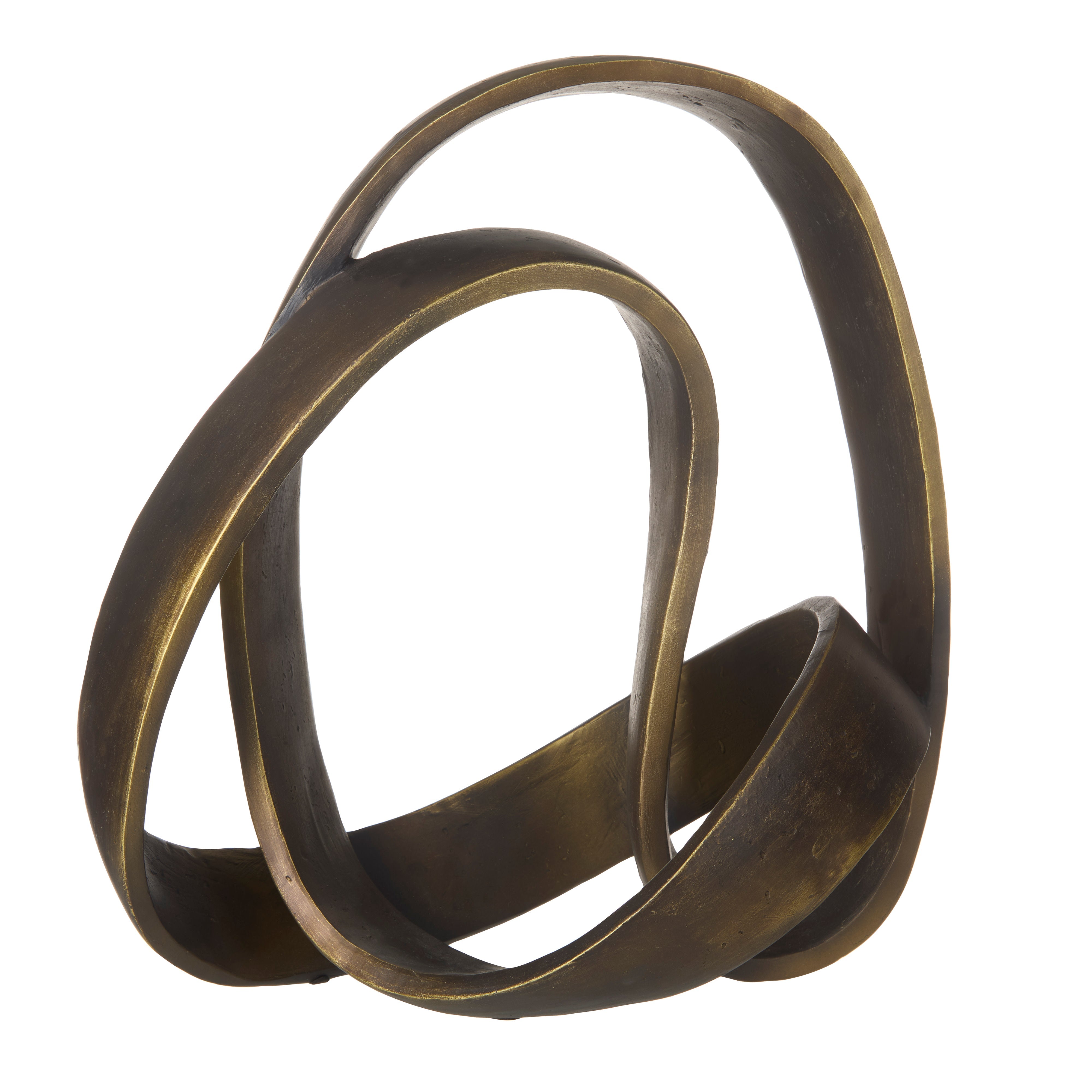 Grand Designs Jace Abstract Sculpture Antique Bronze