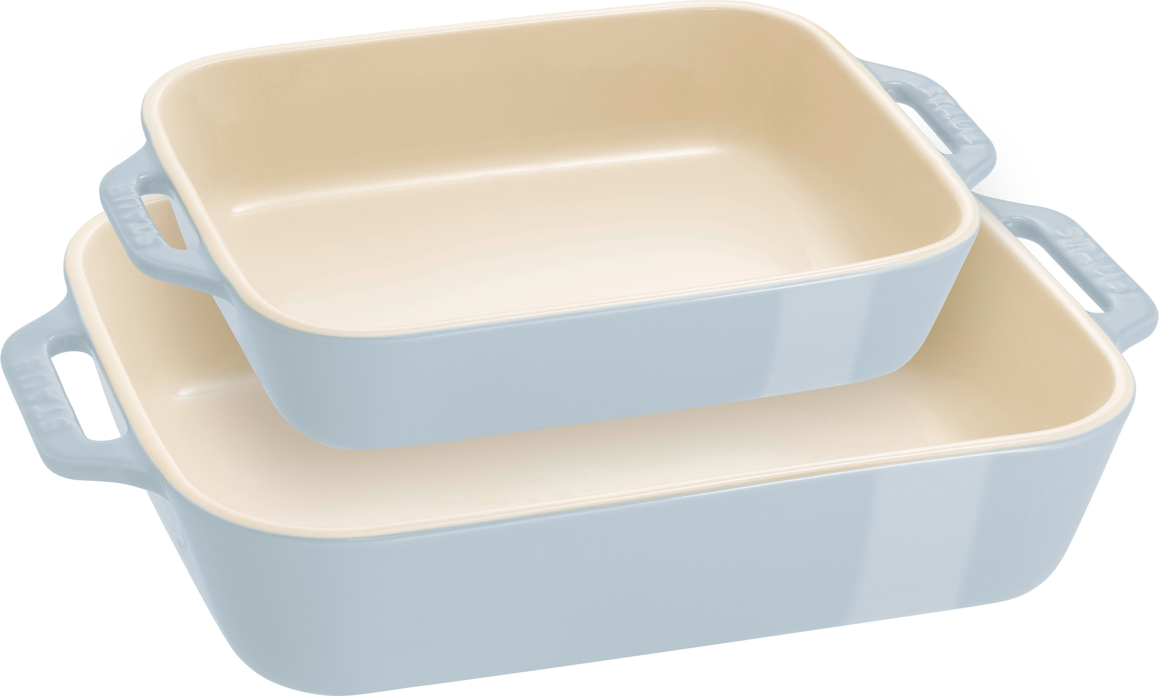 Staub Ceramic Oven Dish 2/Set 20,27cm Blue