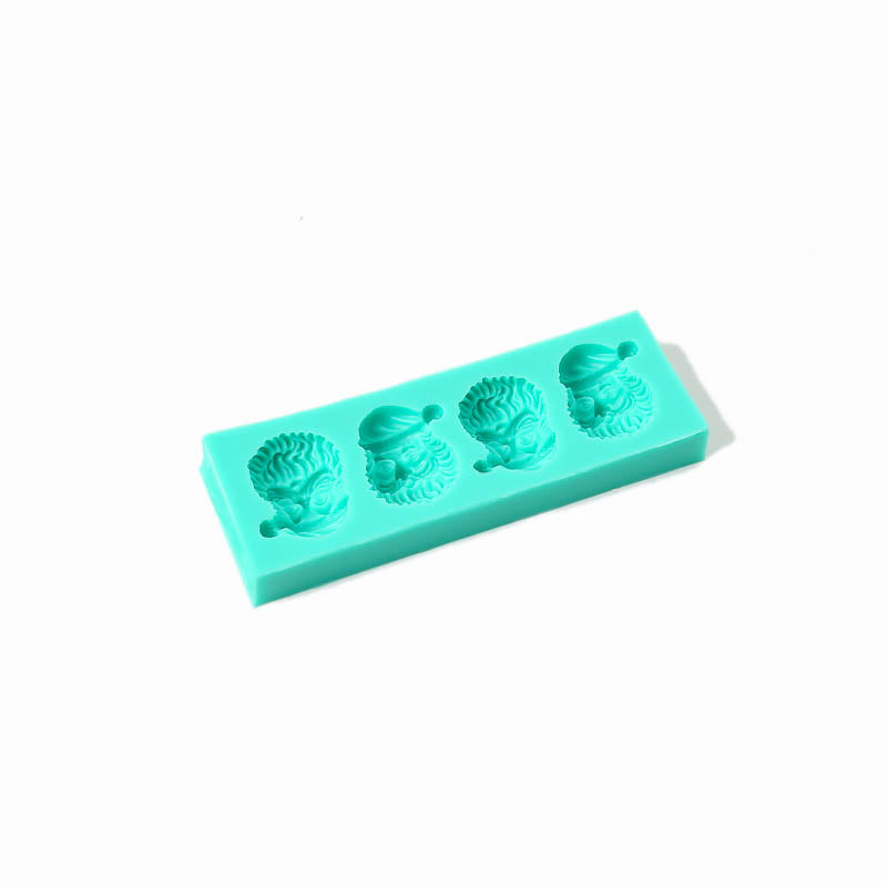 Bake Group Silicone Mould Santa Faces