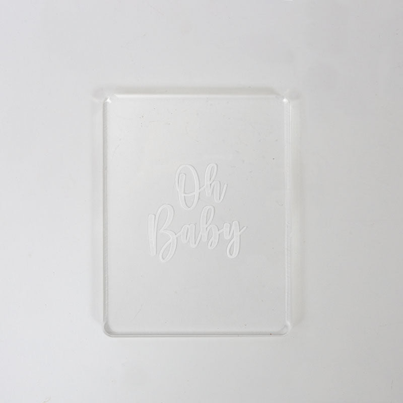 Coo Kie Embosser Stamp Oh Baby