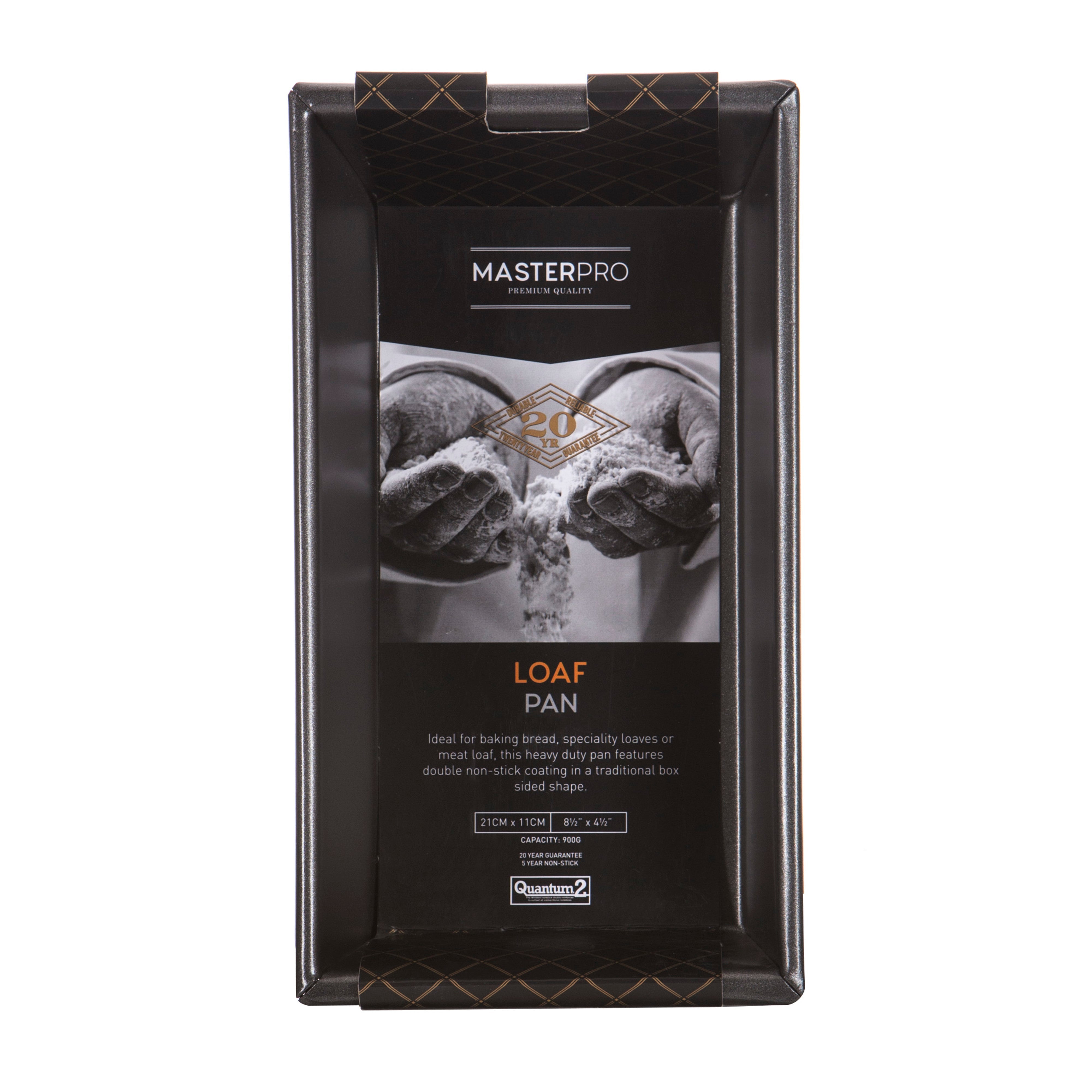 MasterPro Non-Stick Box Sided Loaf Pan 21x11cm