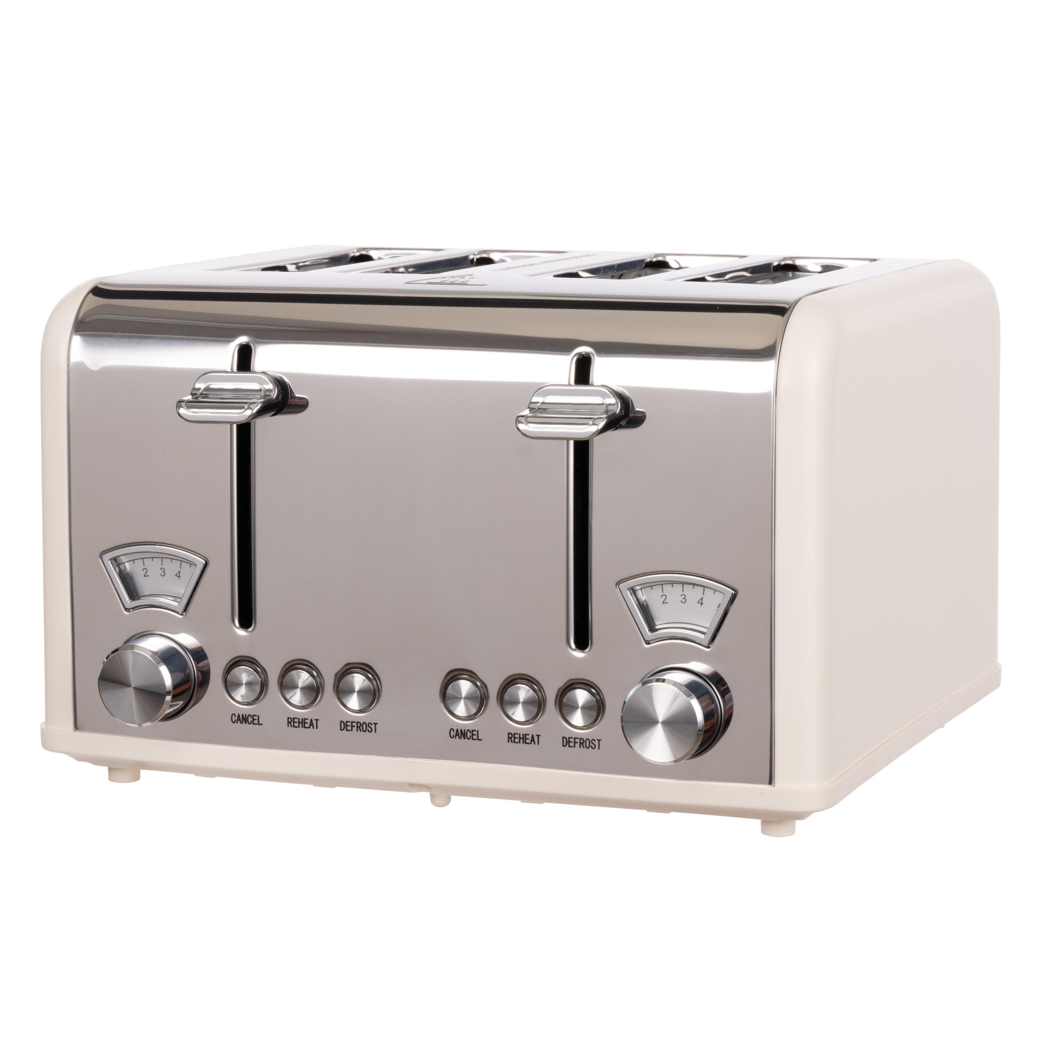 Davis & Waddell Newbury Vintage 4 Slice Toaster Cream