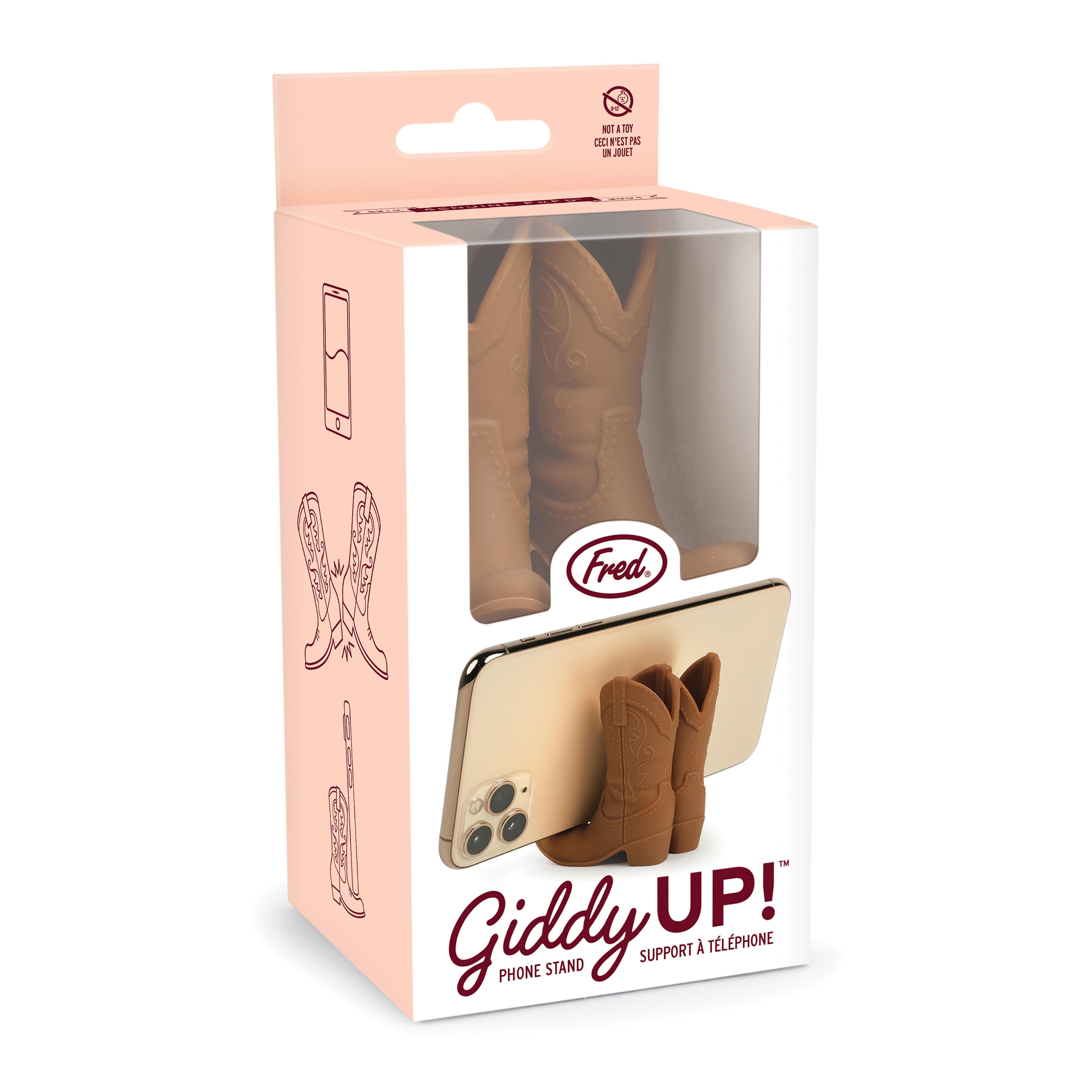 Fred Giddy Up Phone Stand Brown