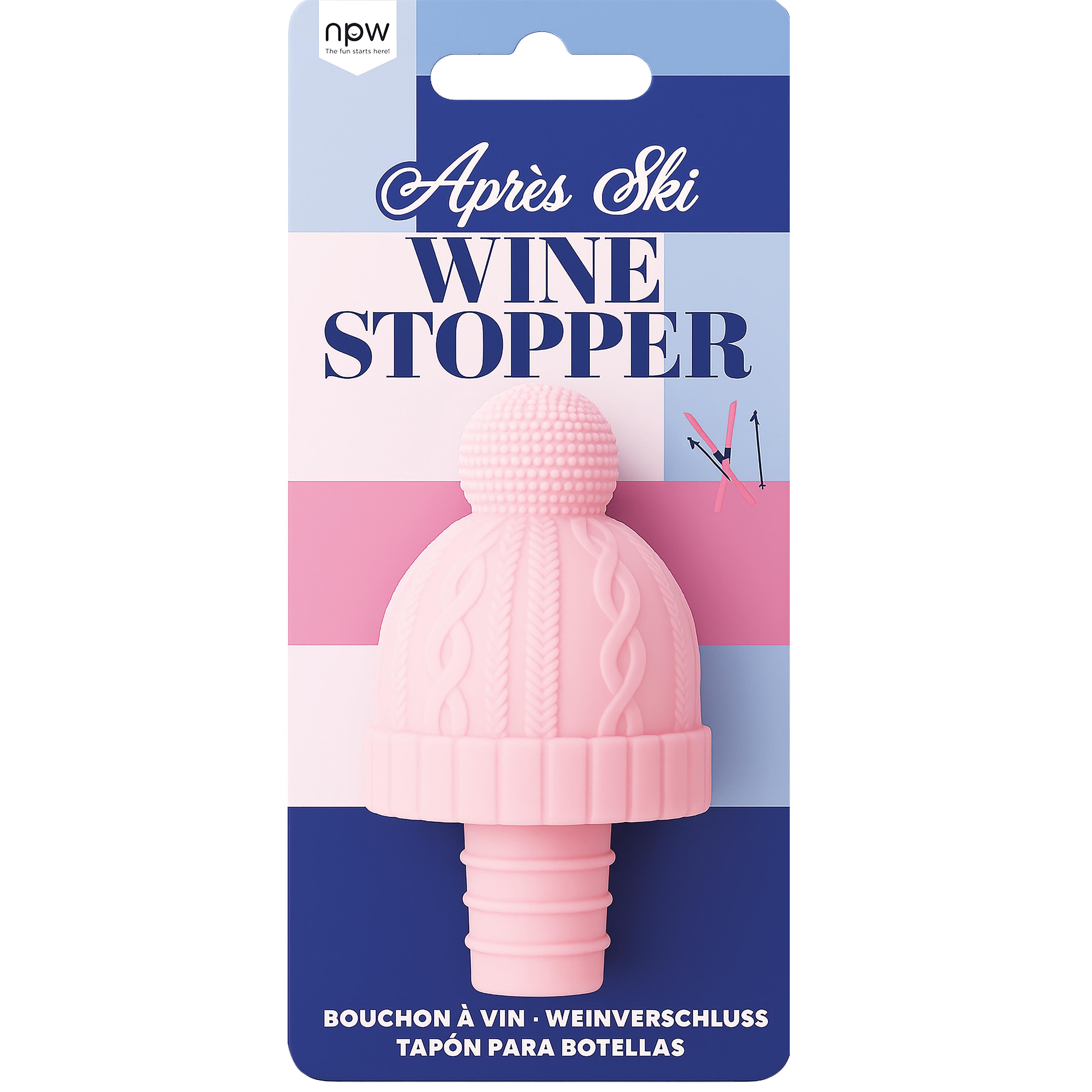 NPW Apres Ski Wine Stopper Pink