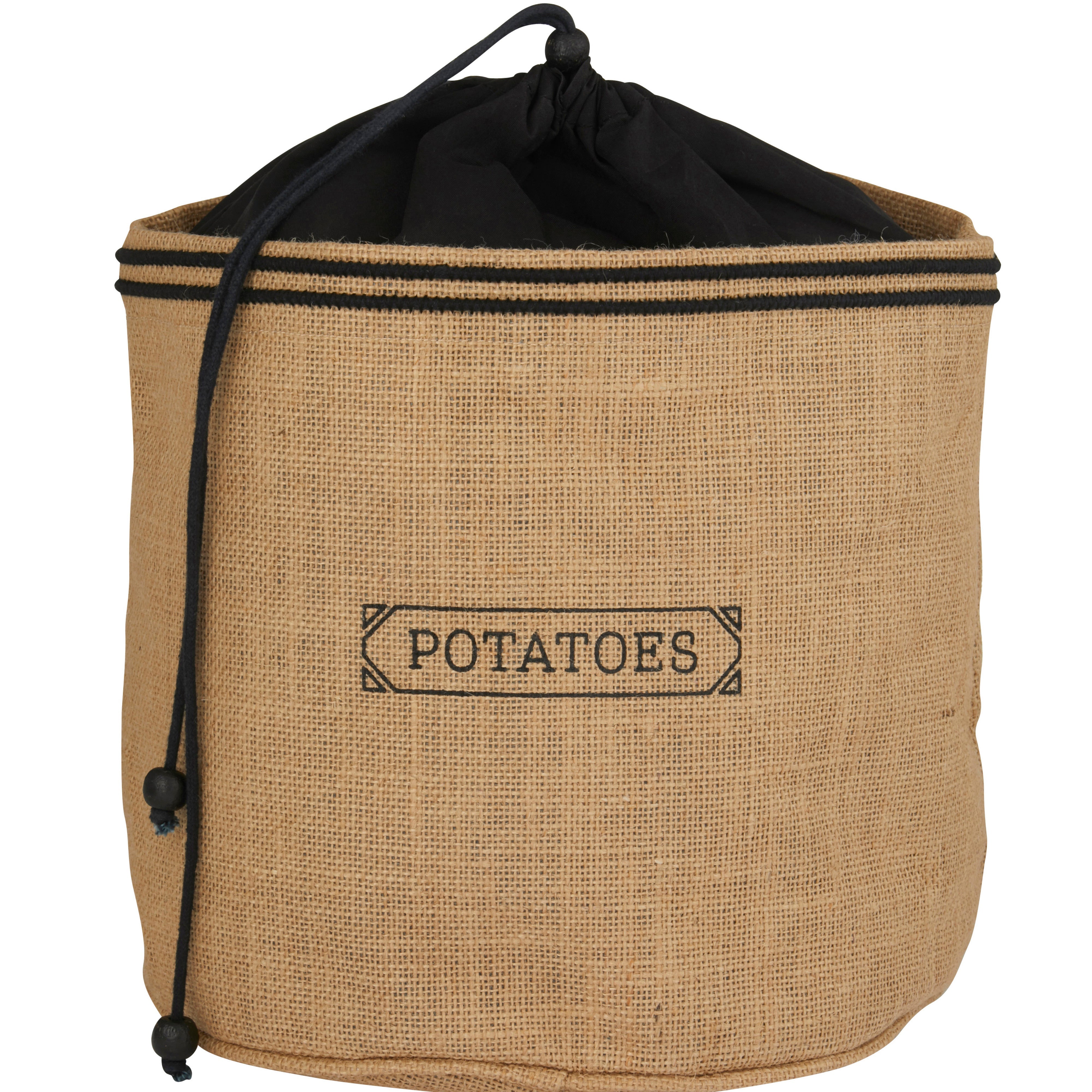 Davis & Waddell Potato Sack Natural & Black