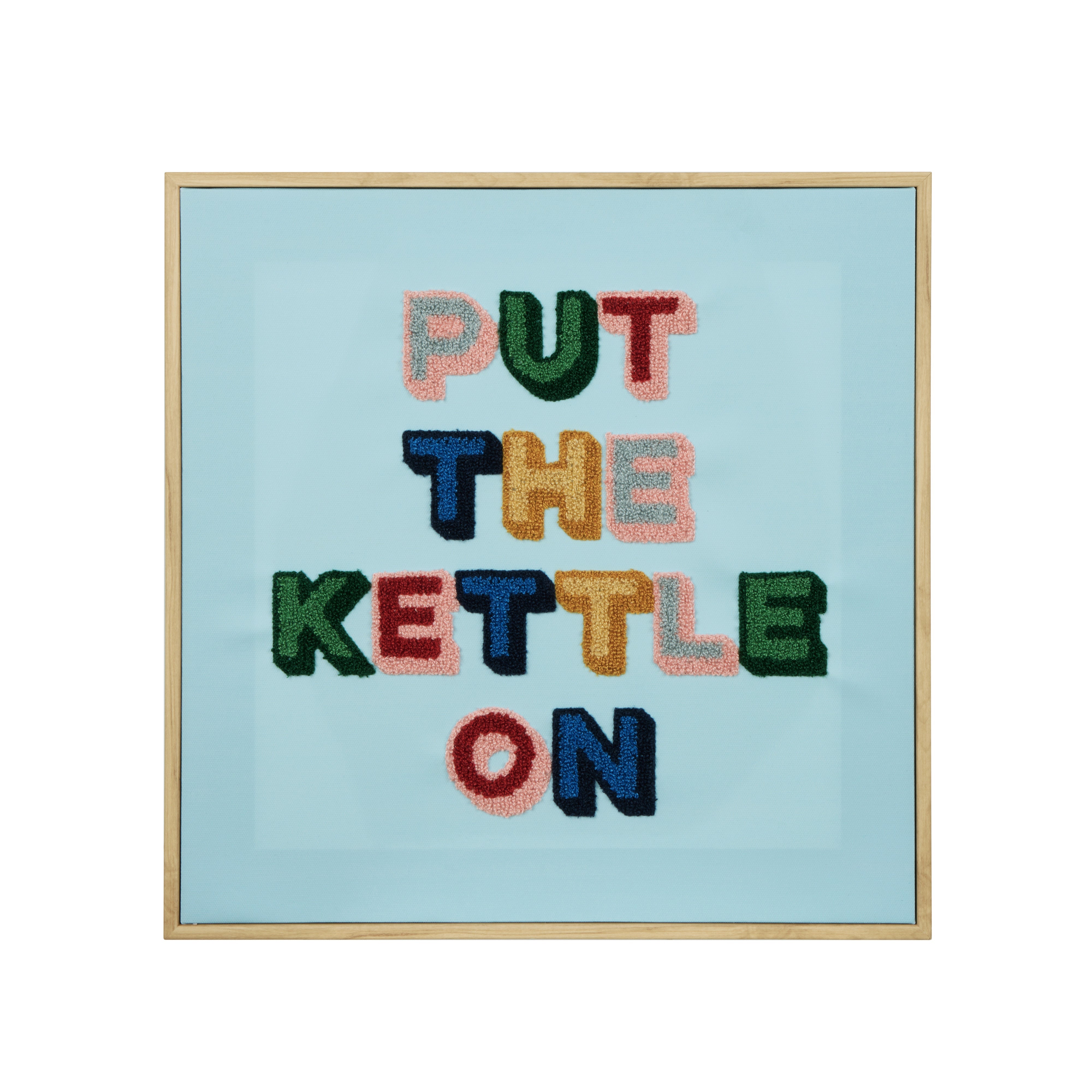 Emporium Put The Kettle On Tufted Wall Art Multi-Coloured