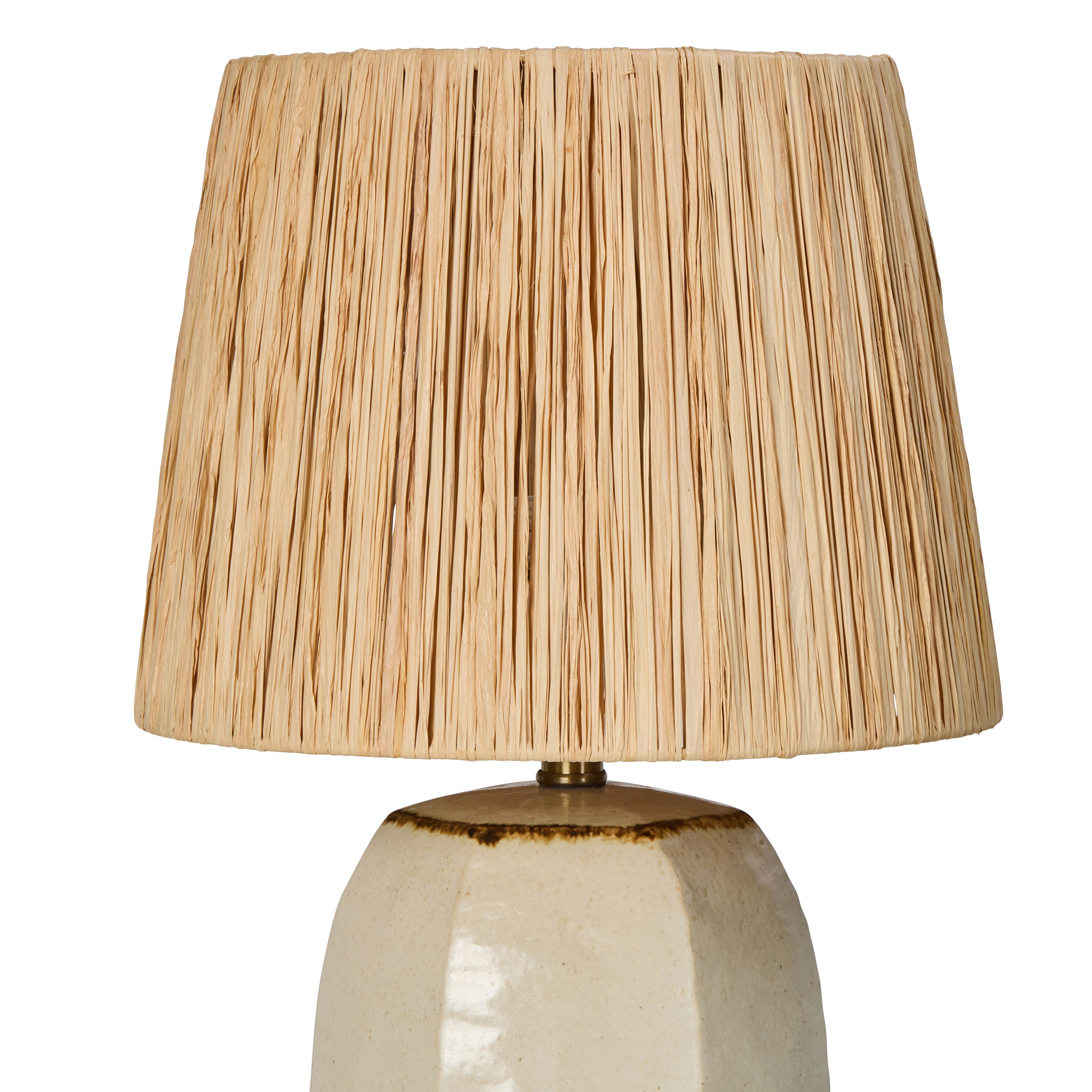 Amalfi Niro Table Lamp Ivory & Natural