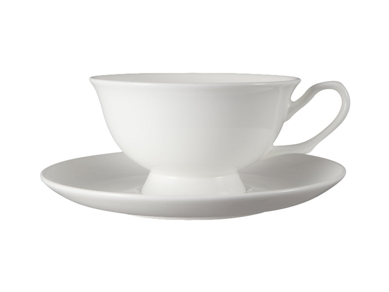 Maxwell & Williams Cashmere Footed Cup & Saucer White 200ml