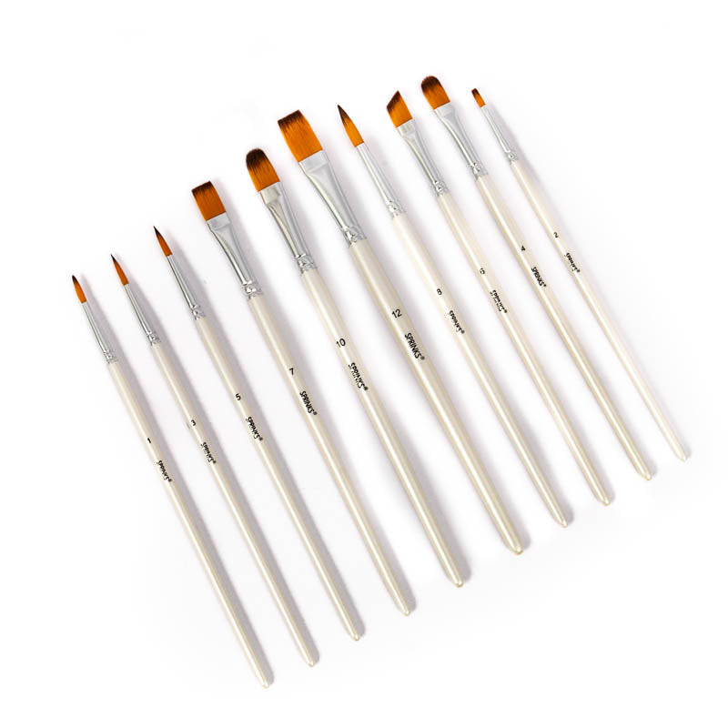 Sprinks Sugarcraft Brush Set 10 Piece