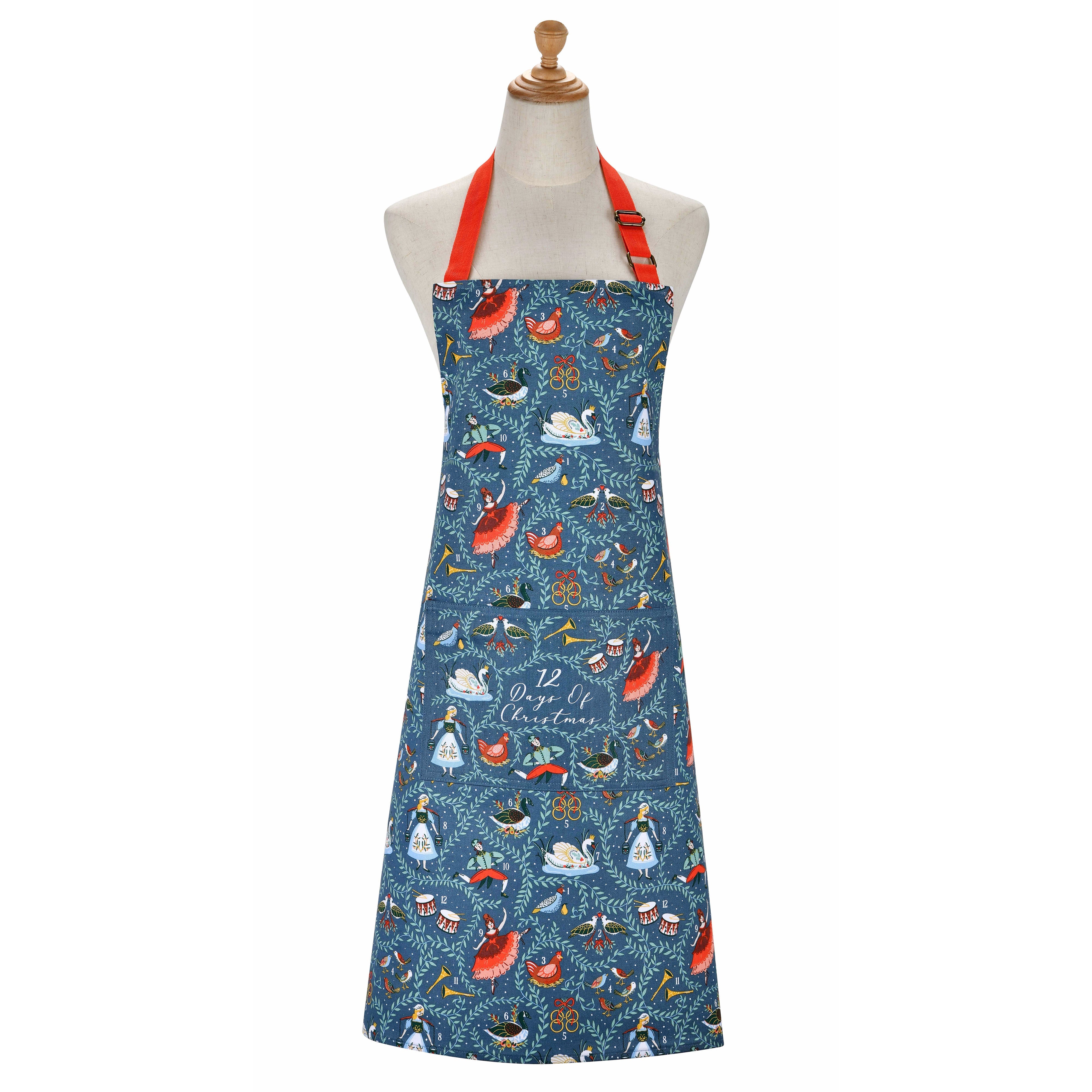 Ulster Weavers 12 Days of Christmas Cotton Apron Multi-Coloured