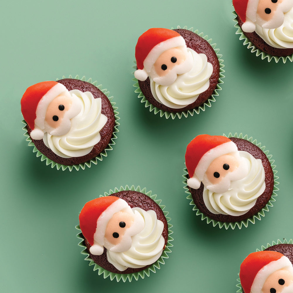 Sprinks Icing Decorations Santa 8 Piece