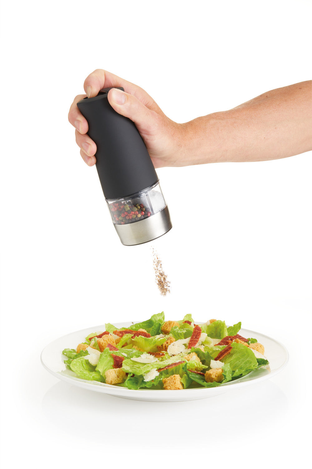 MasterCraft Electric Dual Salt & Pepper Mill 17cm