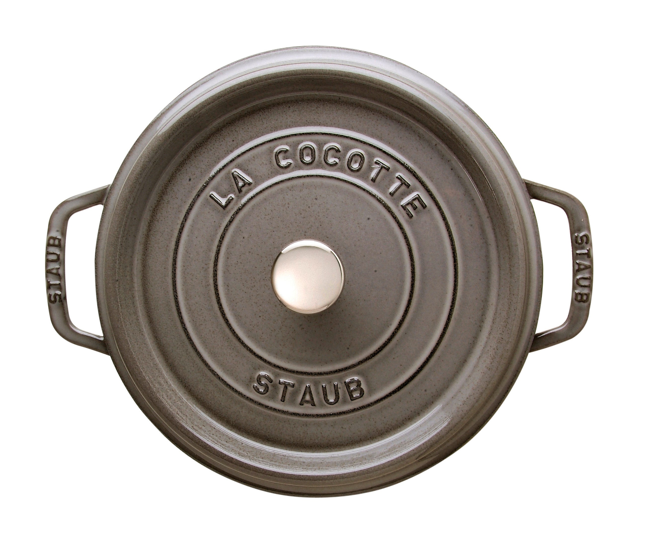 Staub Round Cocotte – 24cm Graphite
